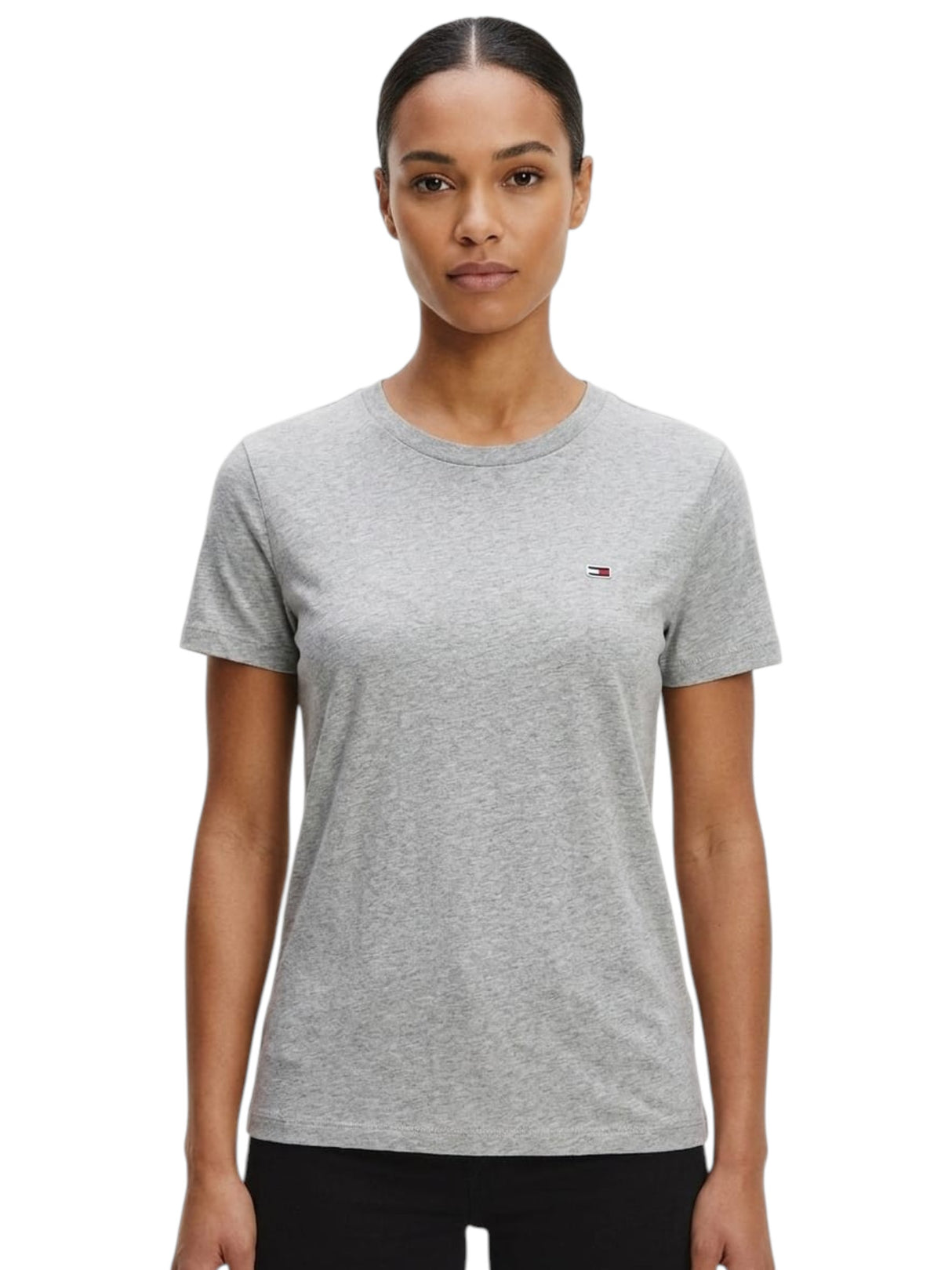 Image for Women's Plain Solid Top,Grey
