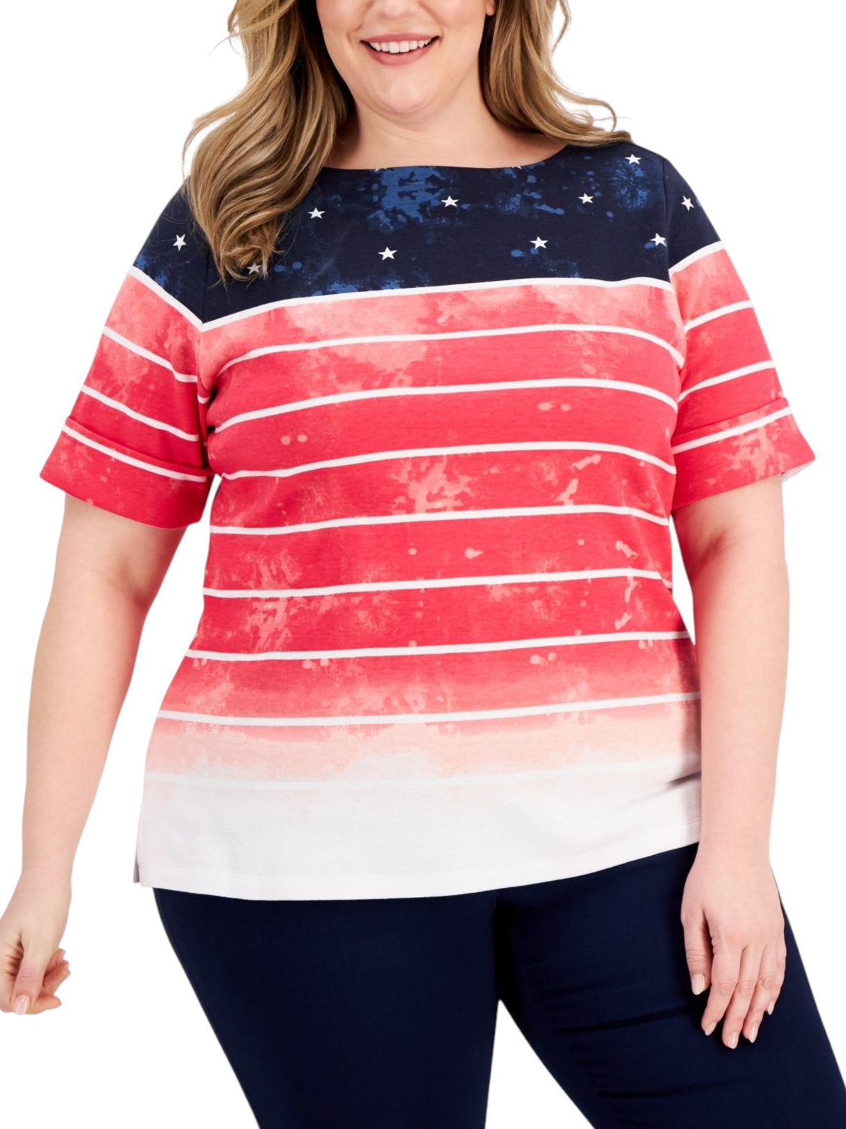 Image for Women's Colorblocked Top,Multi
