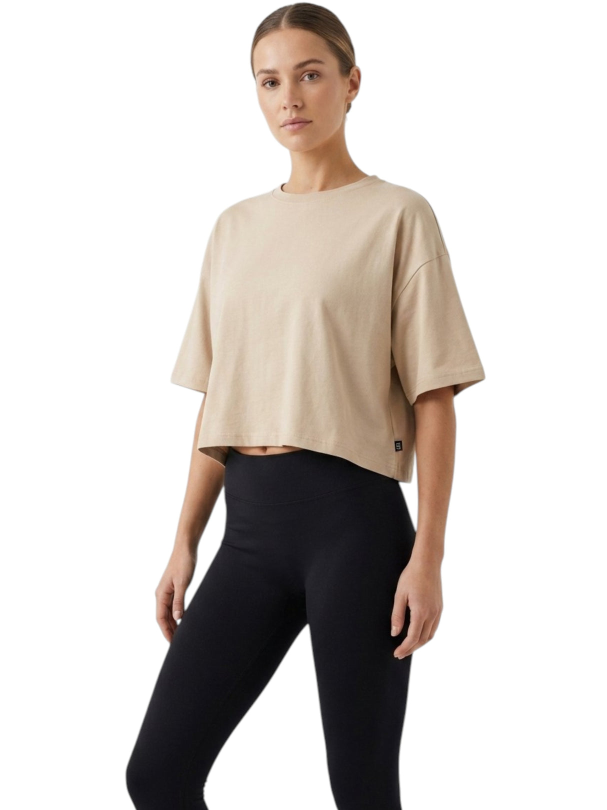 Image for Women's Plain Sport Top,Beige