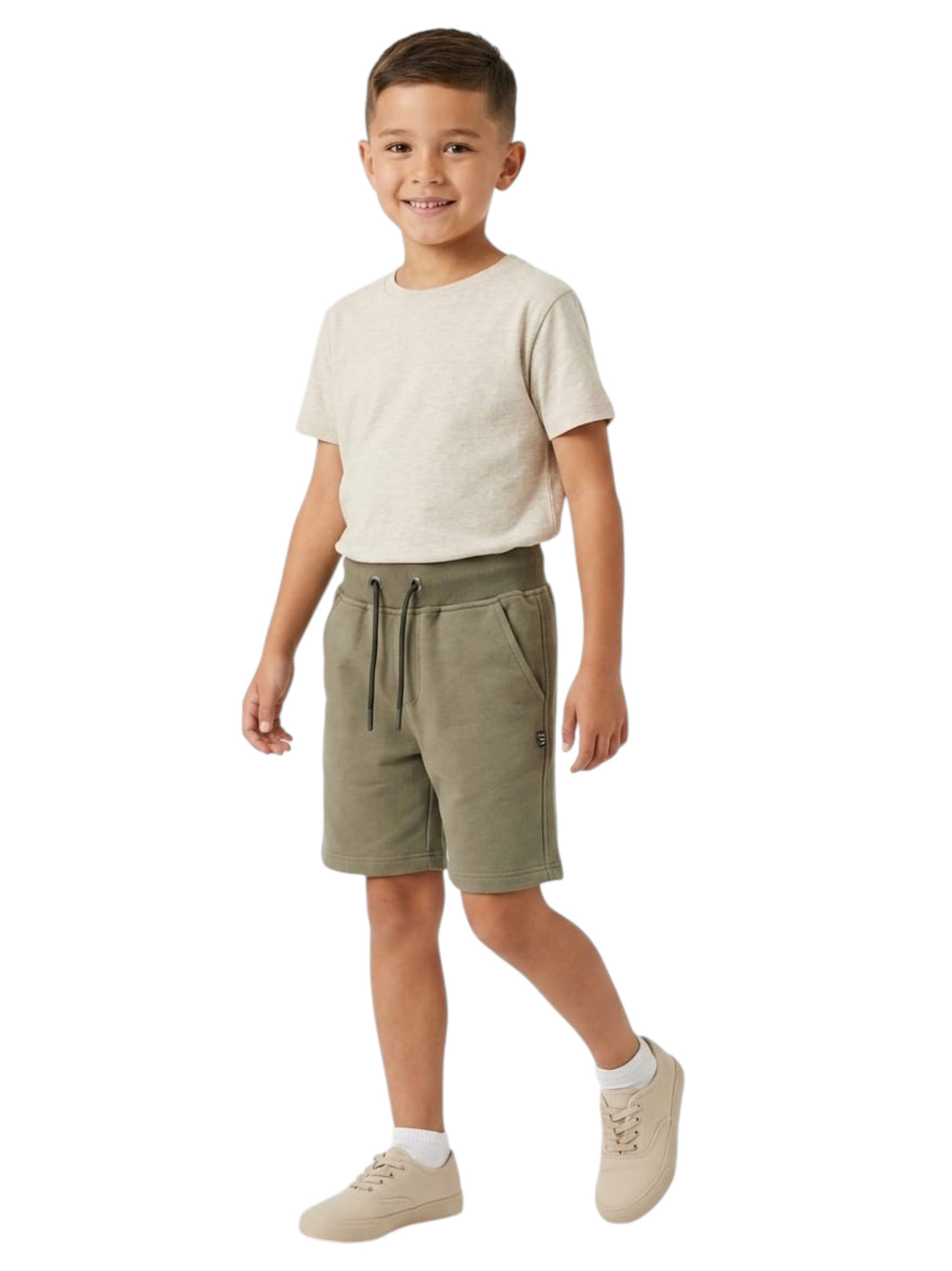 Image for Kids Boy's Plain Short,Olive
