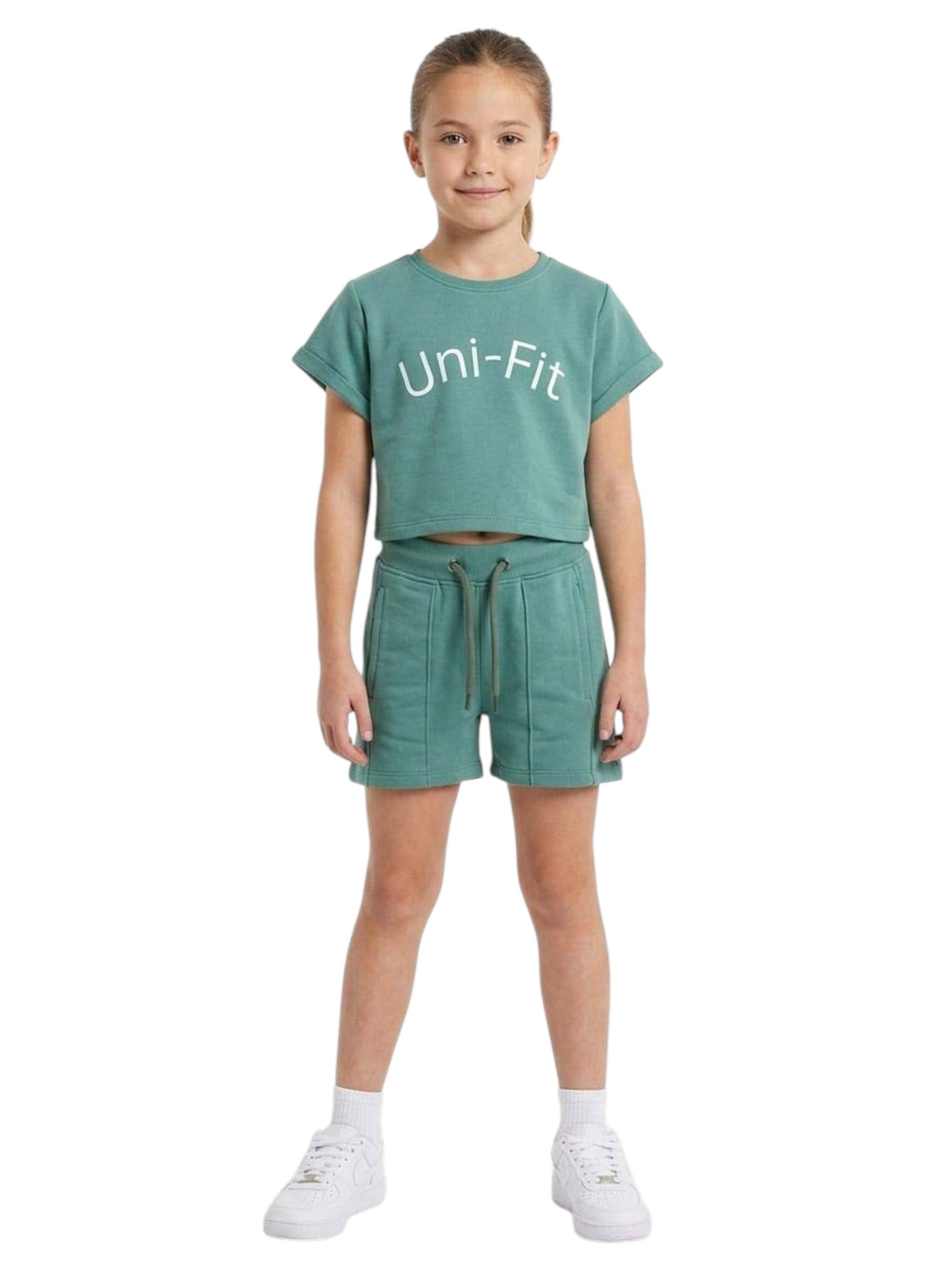 Image for Kids Girl's Printed Set Top&Short,Green