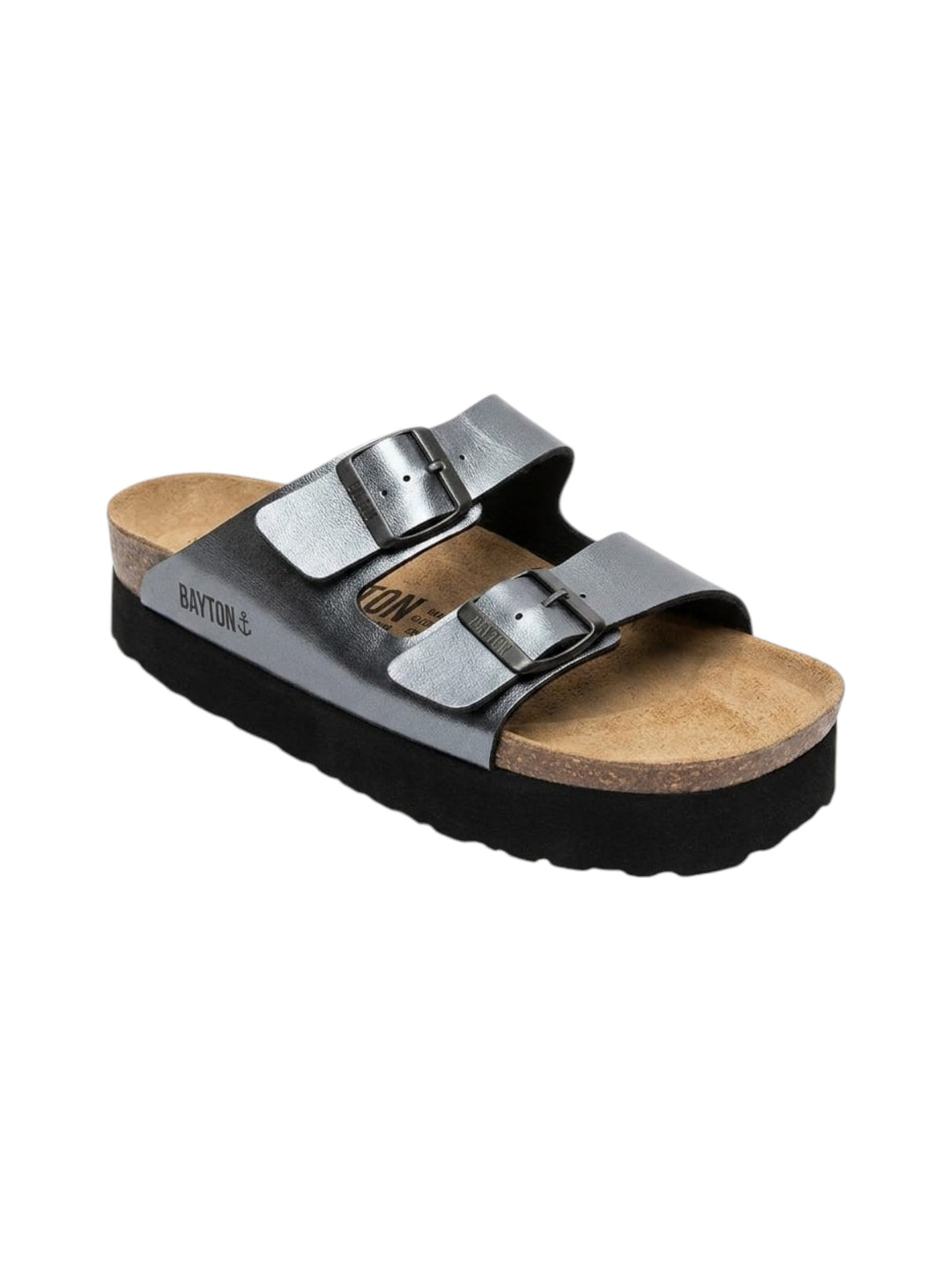 Image for Women's Ribbed Shoes,Dark Silver