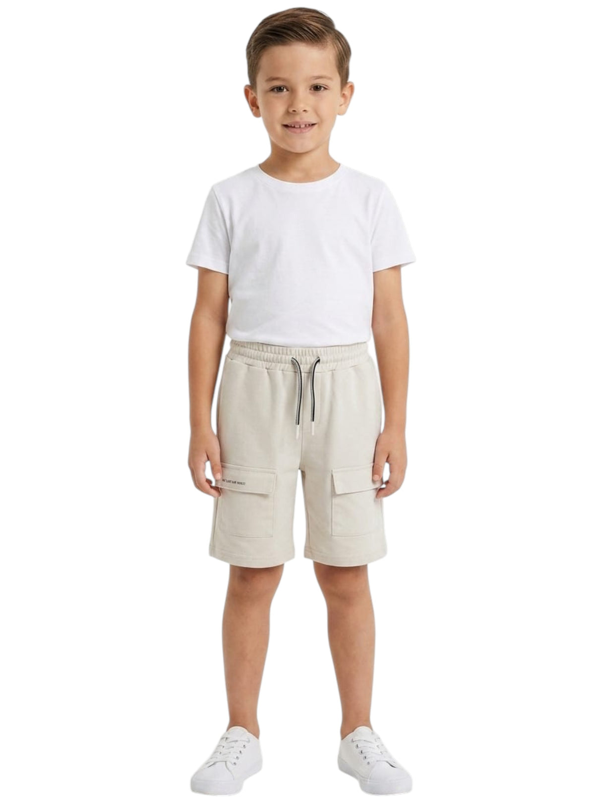 Image for Kids Boy's Plain Solid Short,Beige