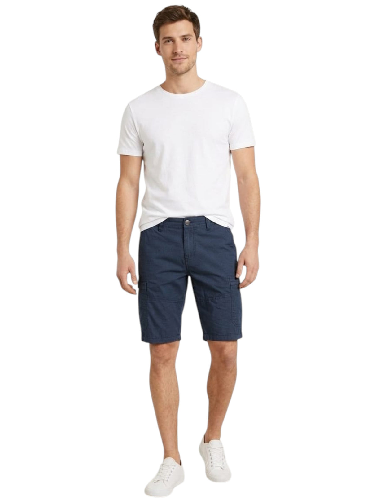 Image for Men's Printed Cargo Short,Navy