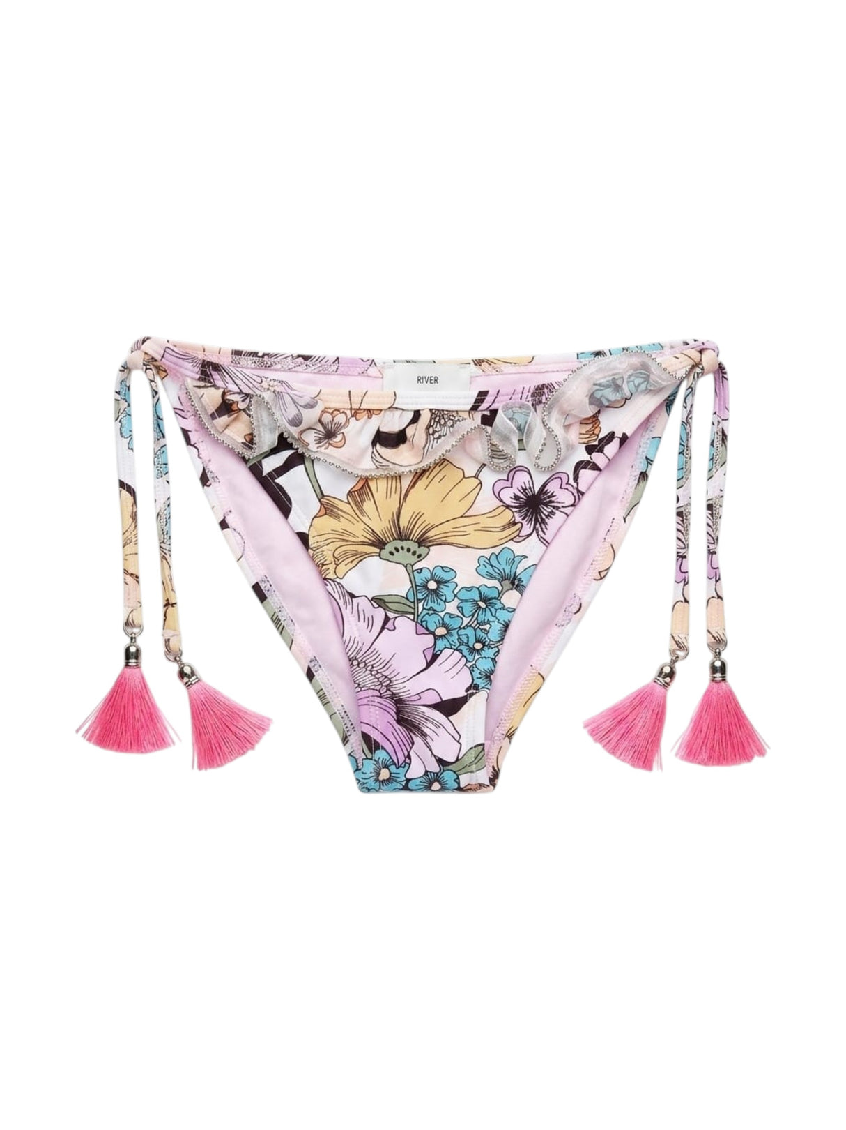 Image for Women's Floral Printed Bikini Bottom,Multi