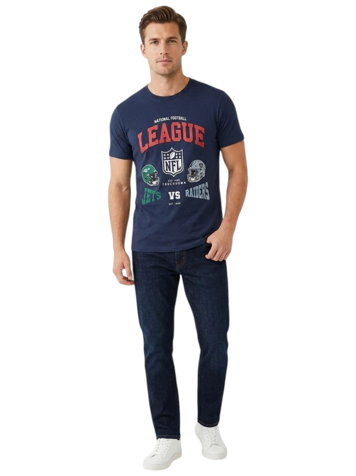 Image for Men's Printed Top,Navy