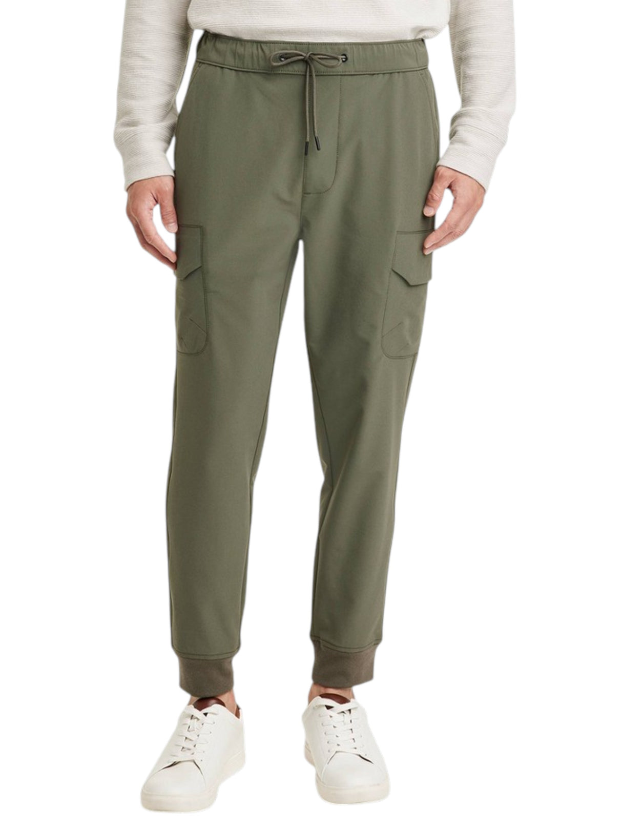 Image for Men's Plain Solid Pant,Olive