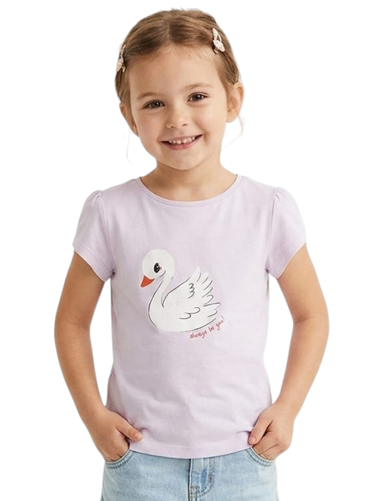 Image for Kids Girl'sPrinted Top,Purple