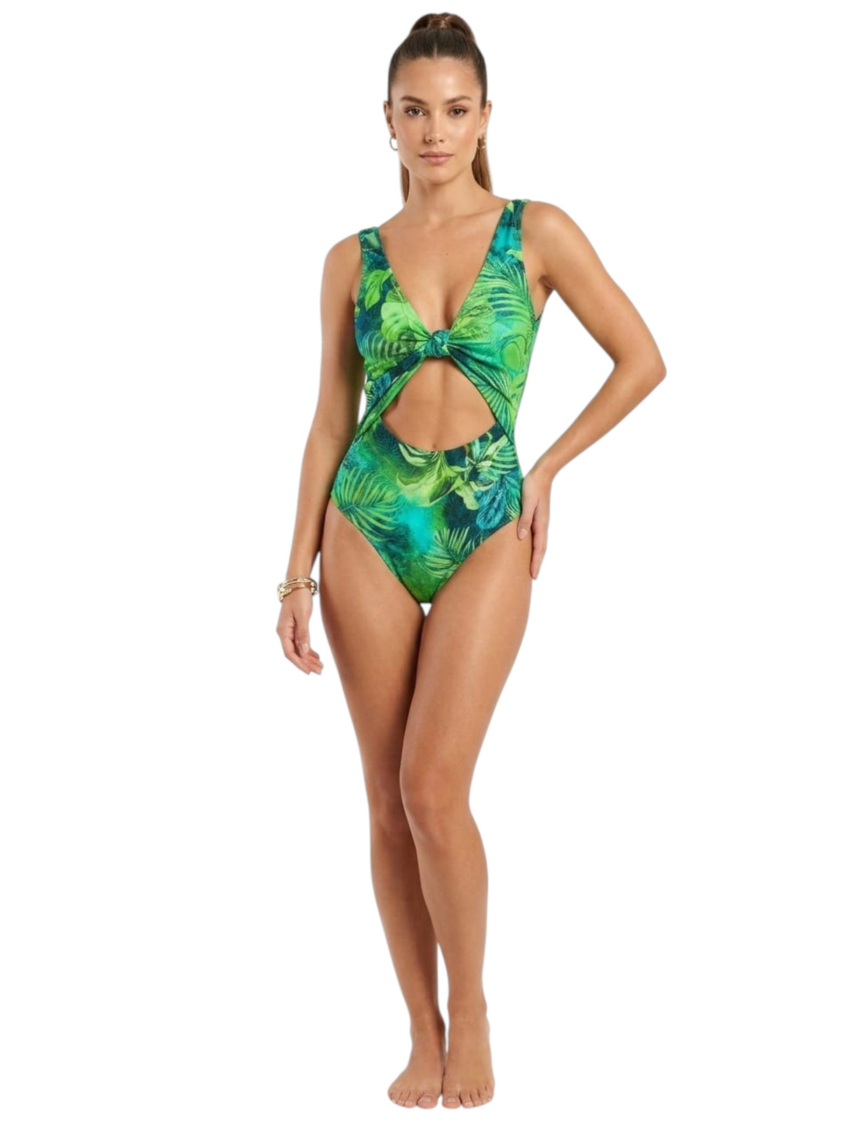 Image for Women's Printed One Piece Swimsuit,Multi