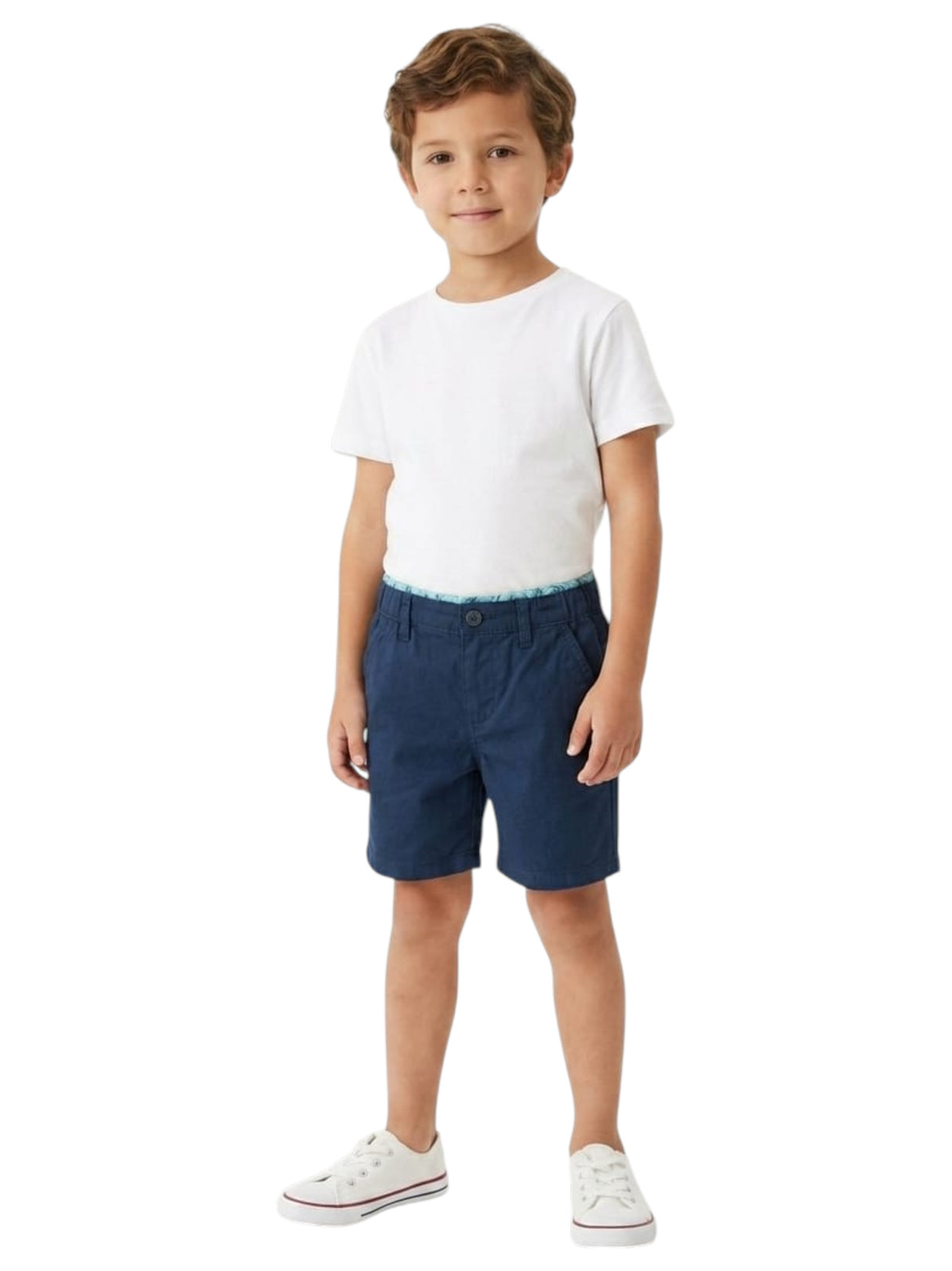 Image for Kids Boy's Plain Solid Short,Navy