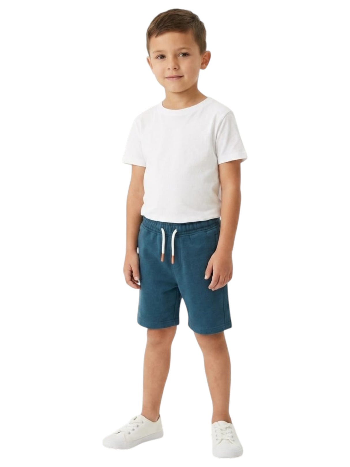 Image for Kids Boy's Plain Solid Short,Light Navy