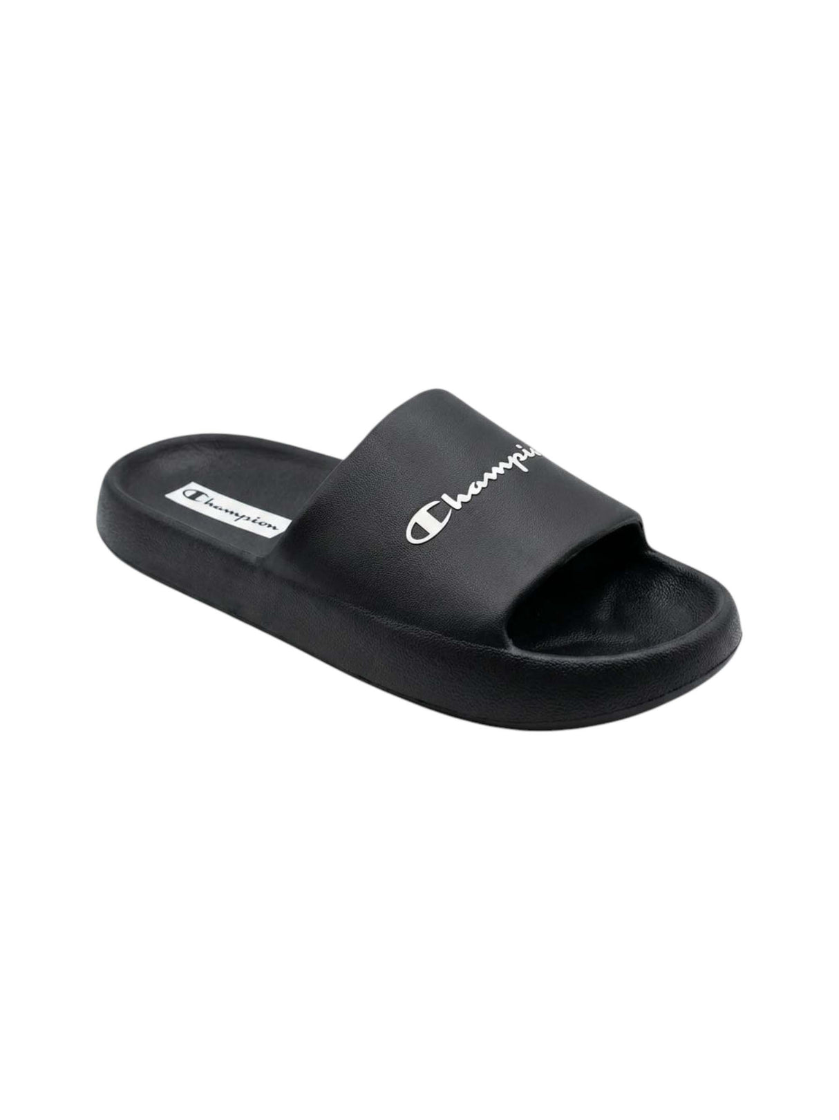 Image for Women's Logo Patched Slipper,Black