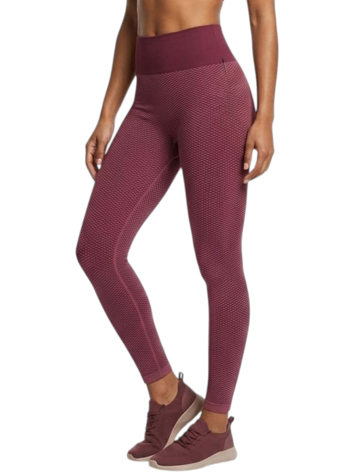 Image for Women's Textured Legging,Buegundy