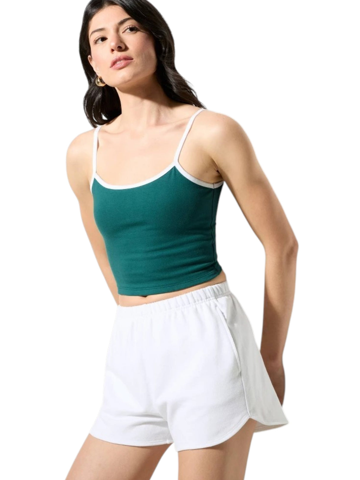 Image for Women's Plain Solid Short,White