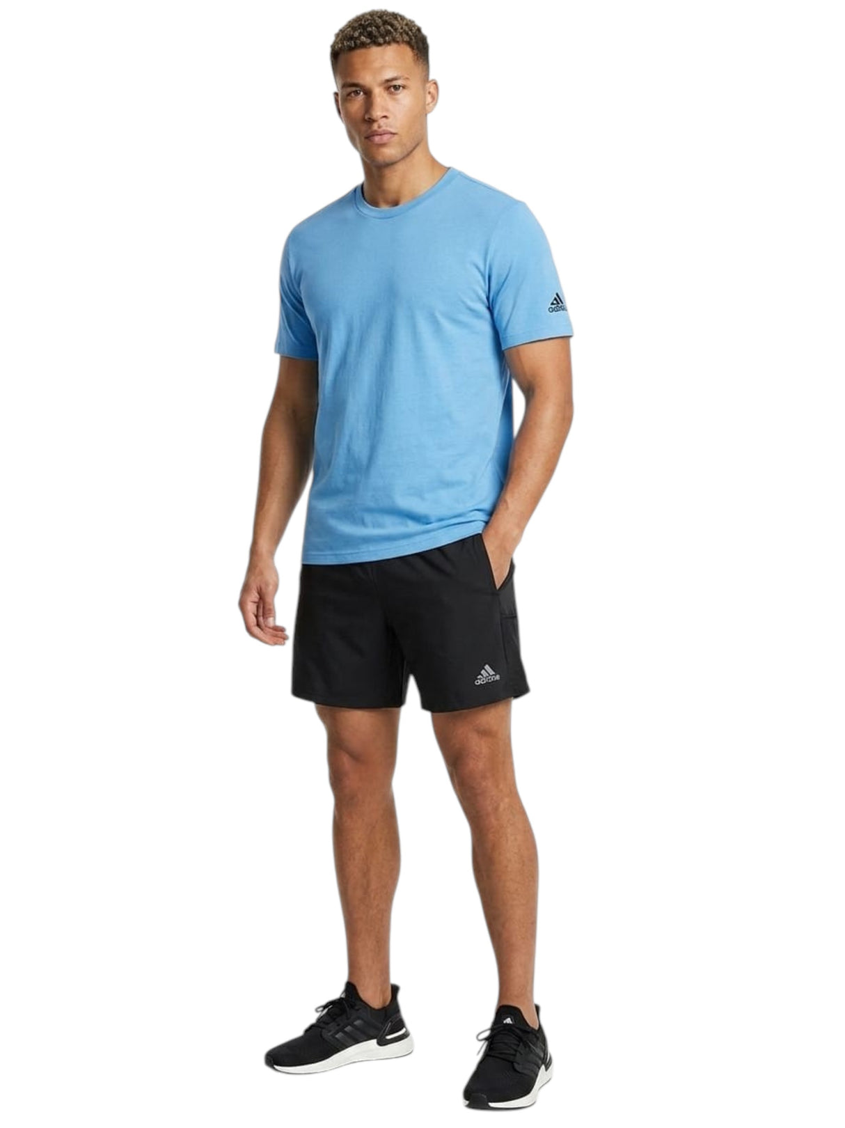 Image for Men's Plain Solid Sport Top,Blue