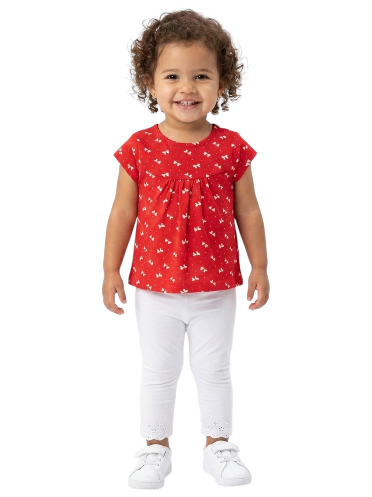 Image for Kids Girl's Printed Top,Red