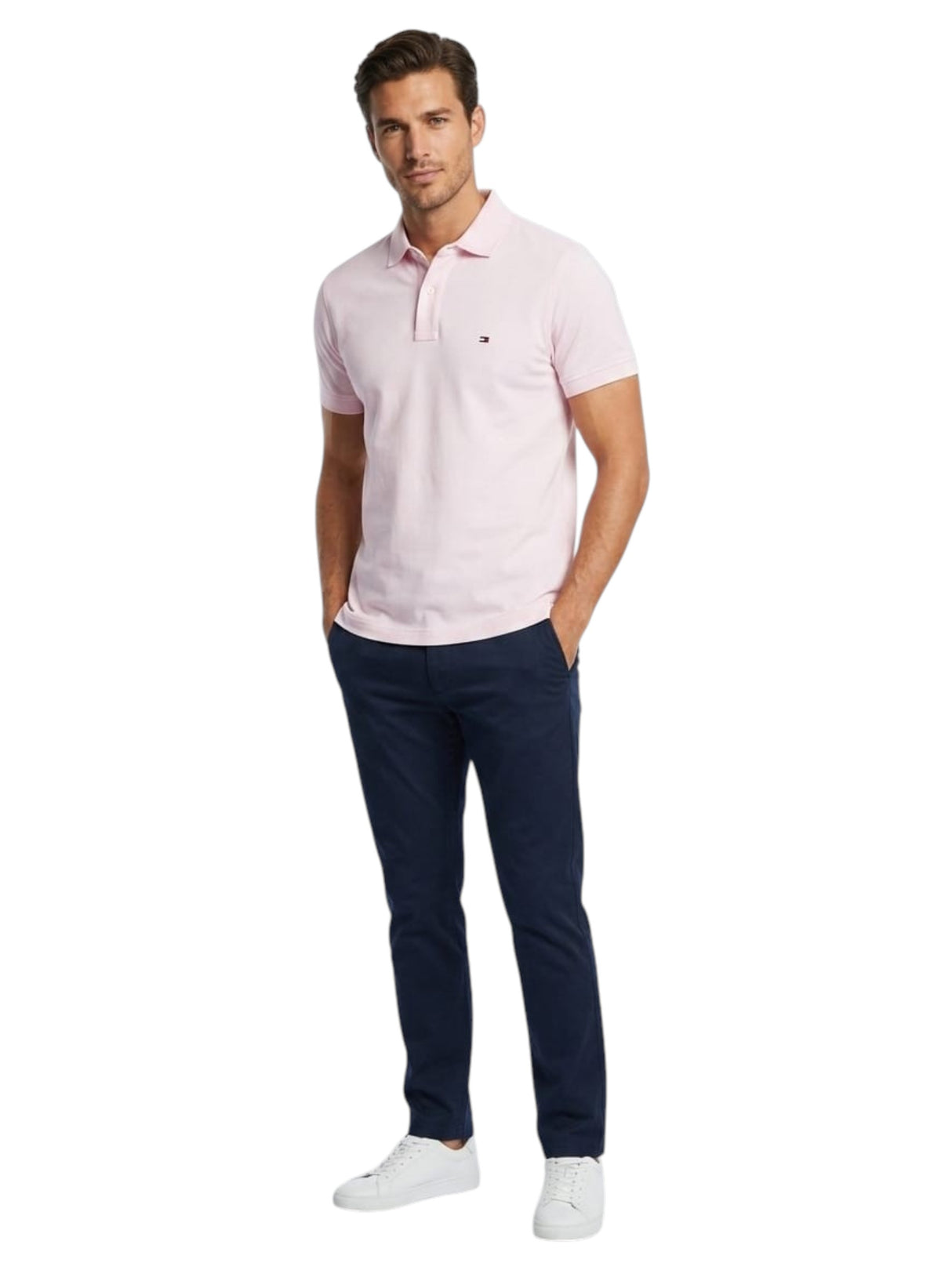 Image for Men's Plain Solid Top,Pink