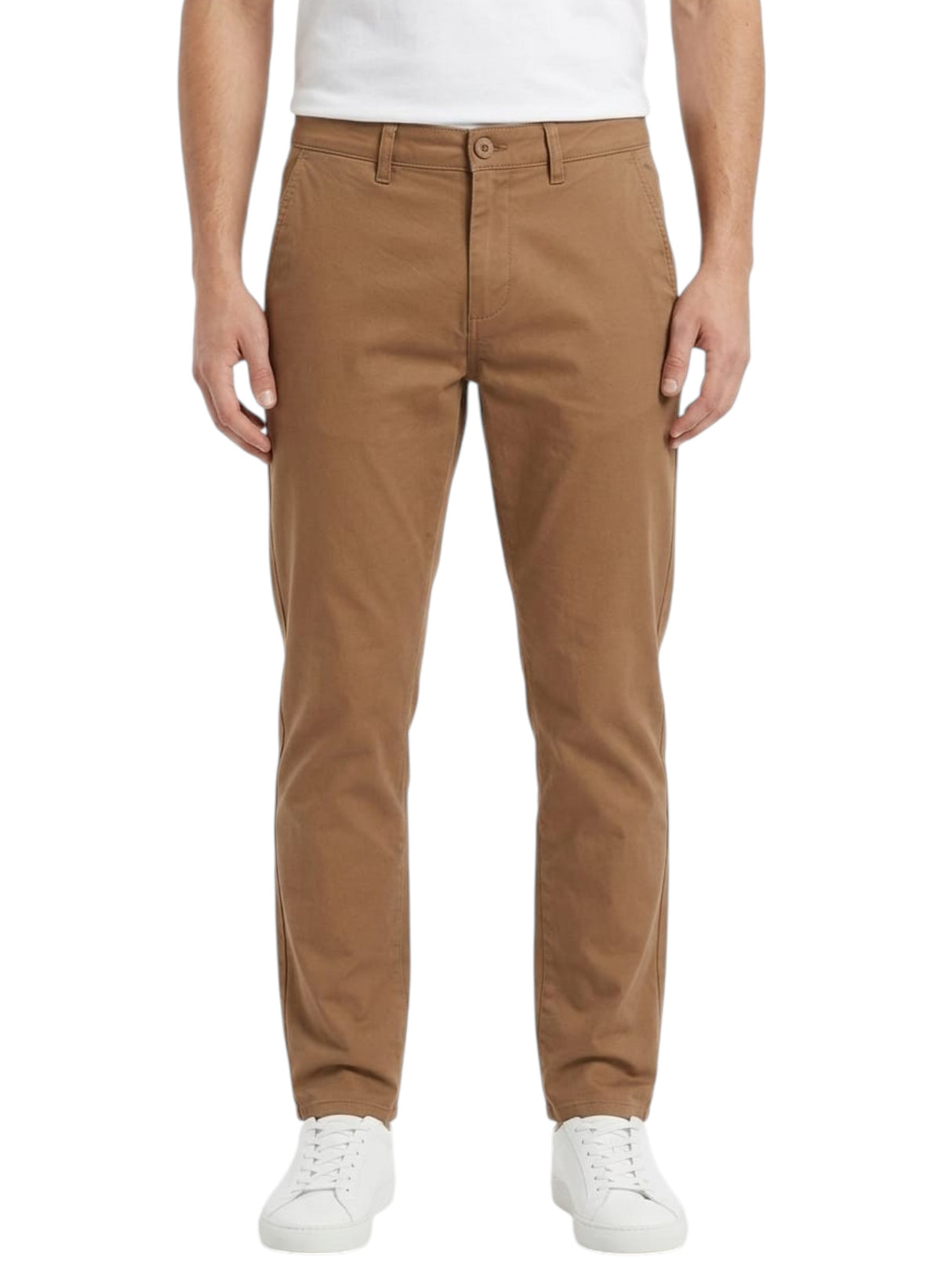 Image for Men's Plain Solid Pant,Light Brown