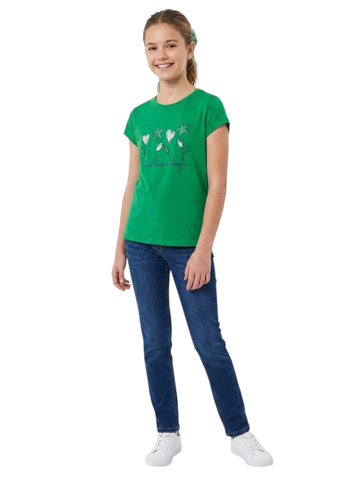 Image for Kids Girl's Printed Top,Green