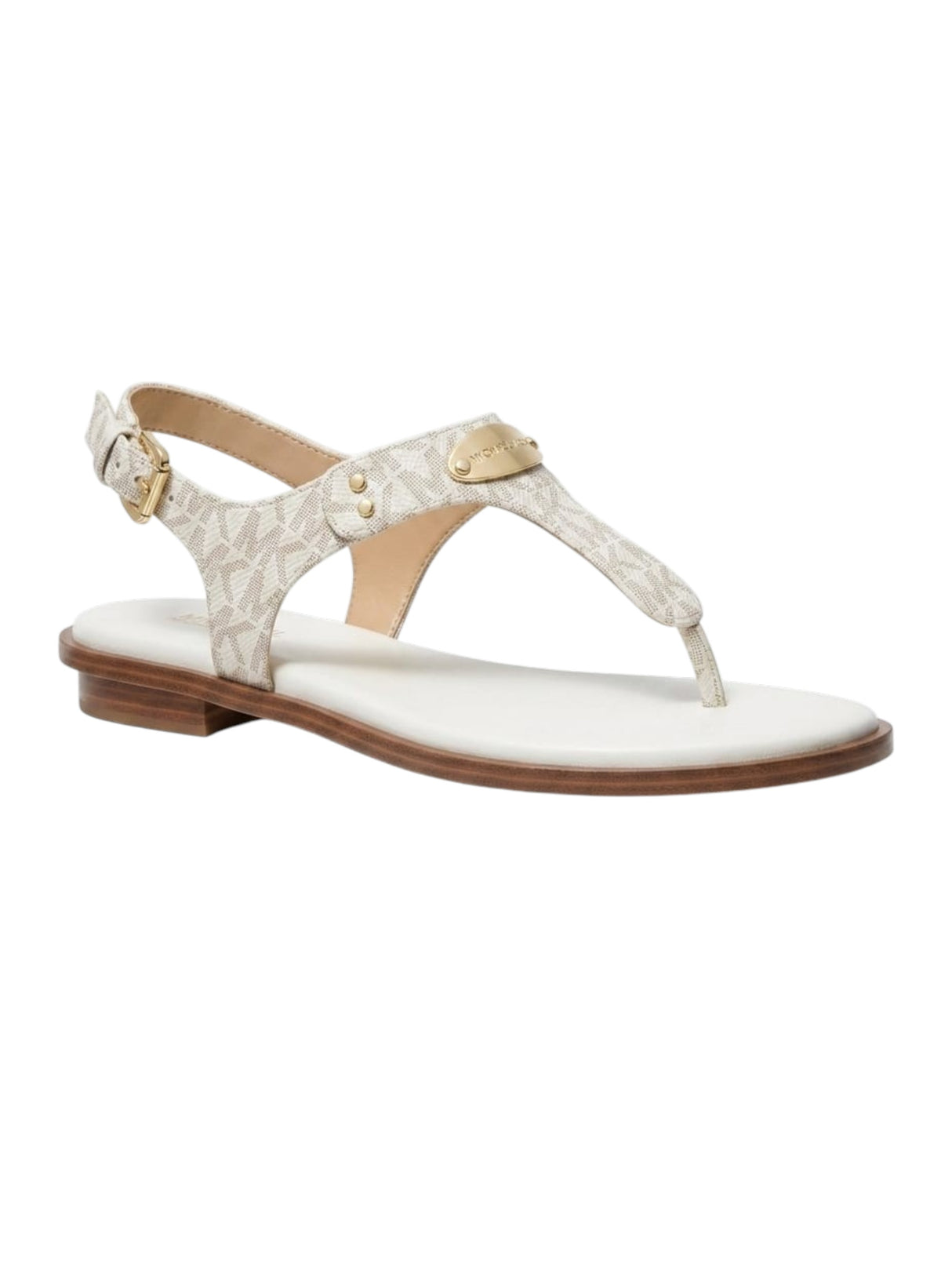 Image for Women's Logo Designed Sandals,Vanila