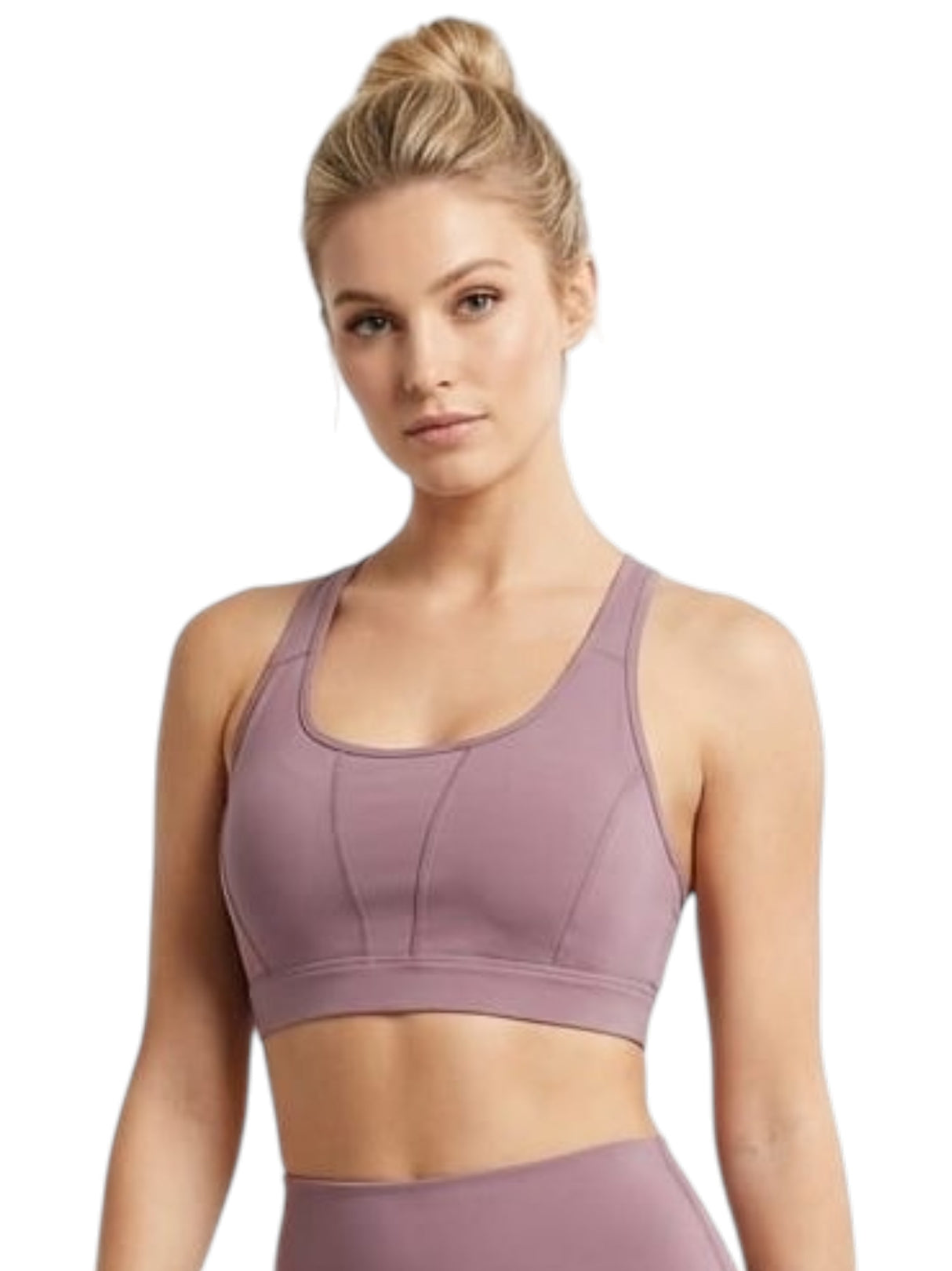 Image for Women's Plain Sport Bra,Dusty Mauve