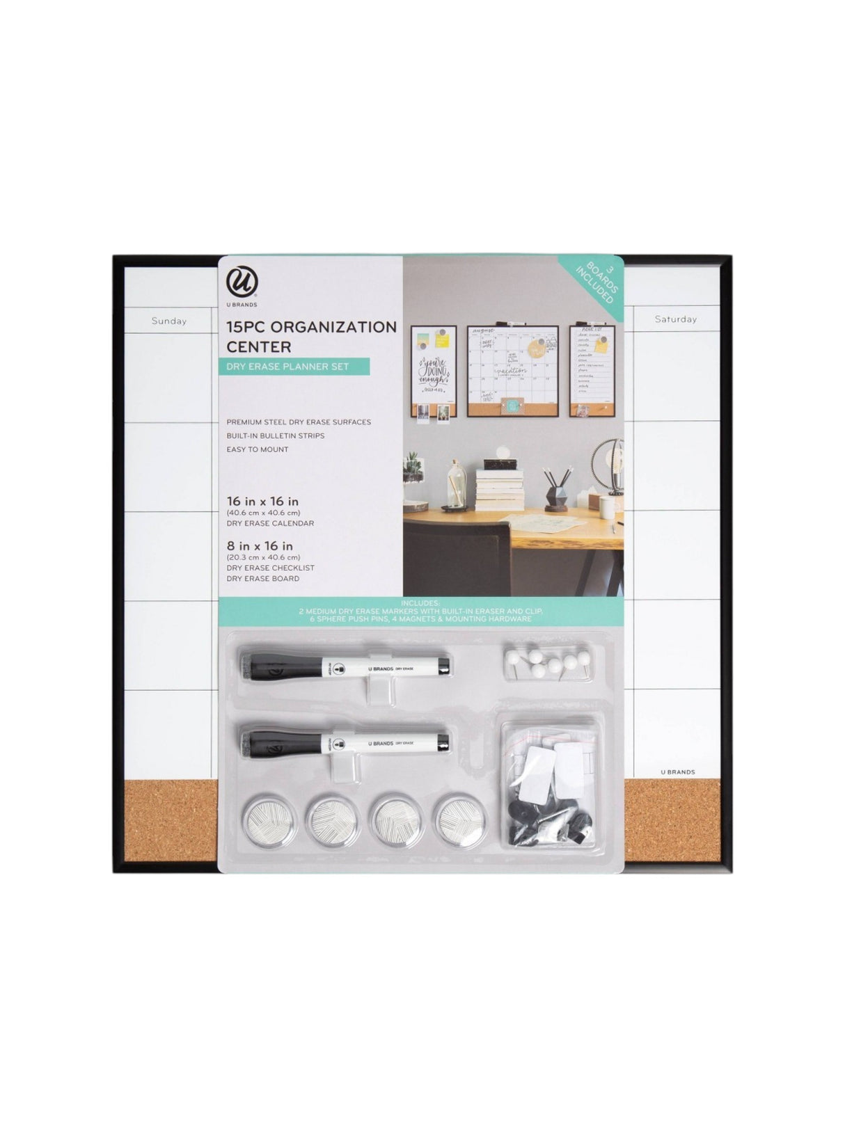 Image for Modern Metal Frame Organization Center