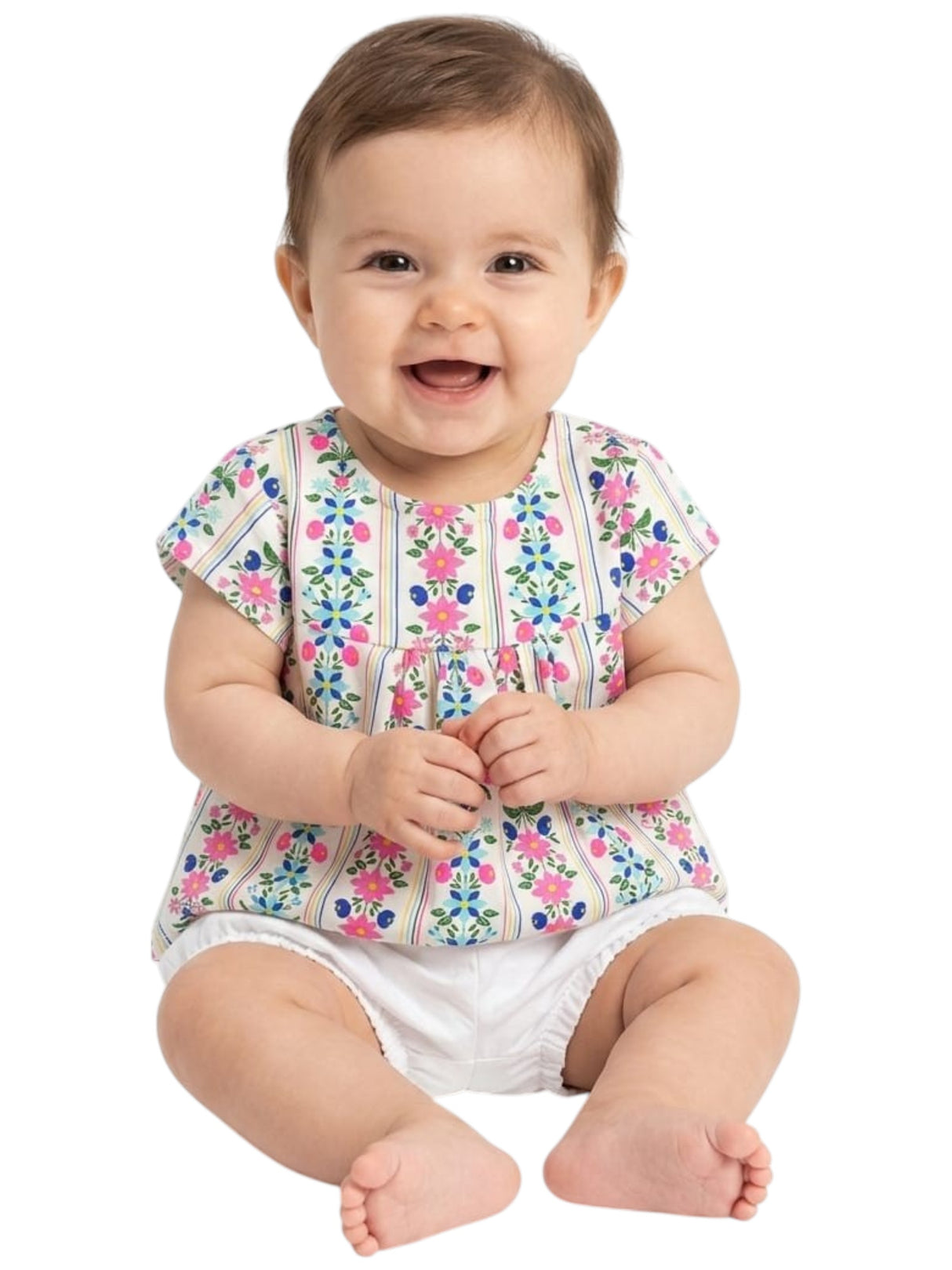 Image for Kids Girl's Printed Top,White