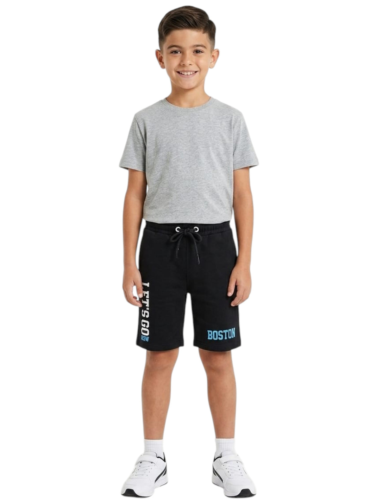 Image for Kids Boy's Printed Short,Black
