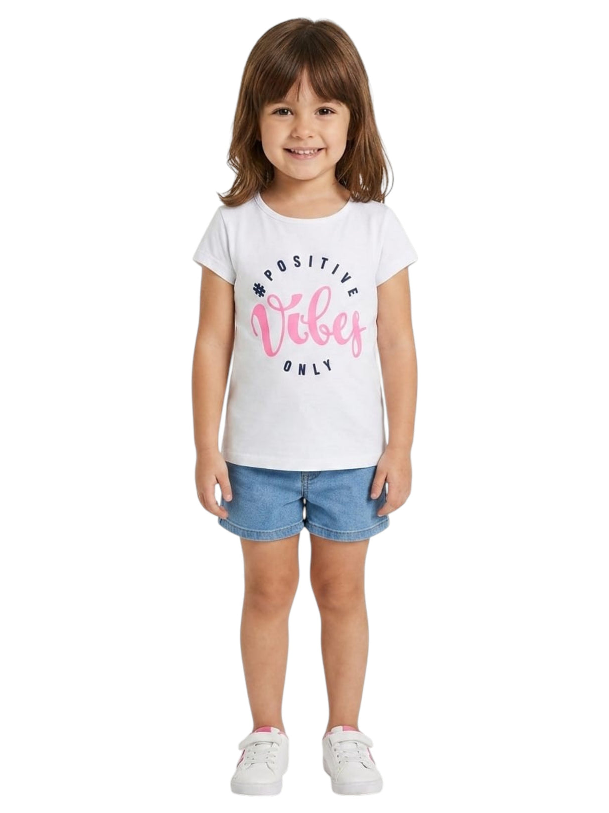 Image for Kids Girl's Printed Top,White