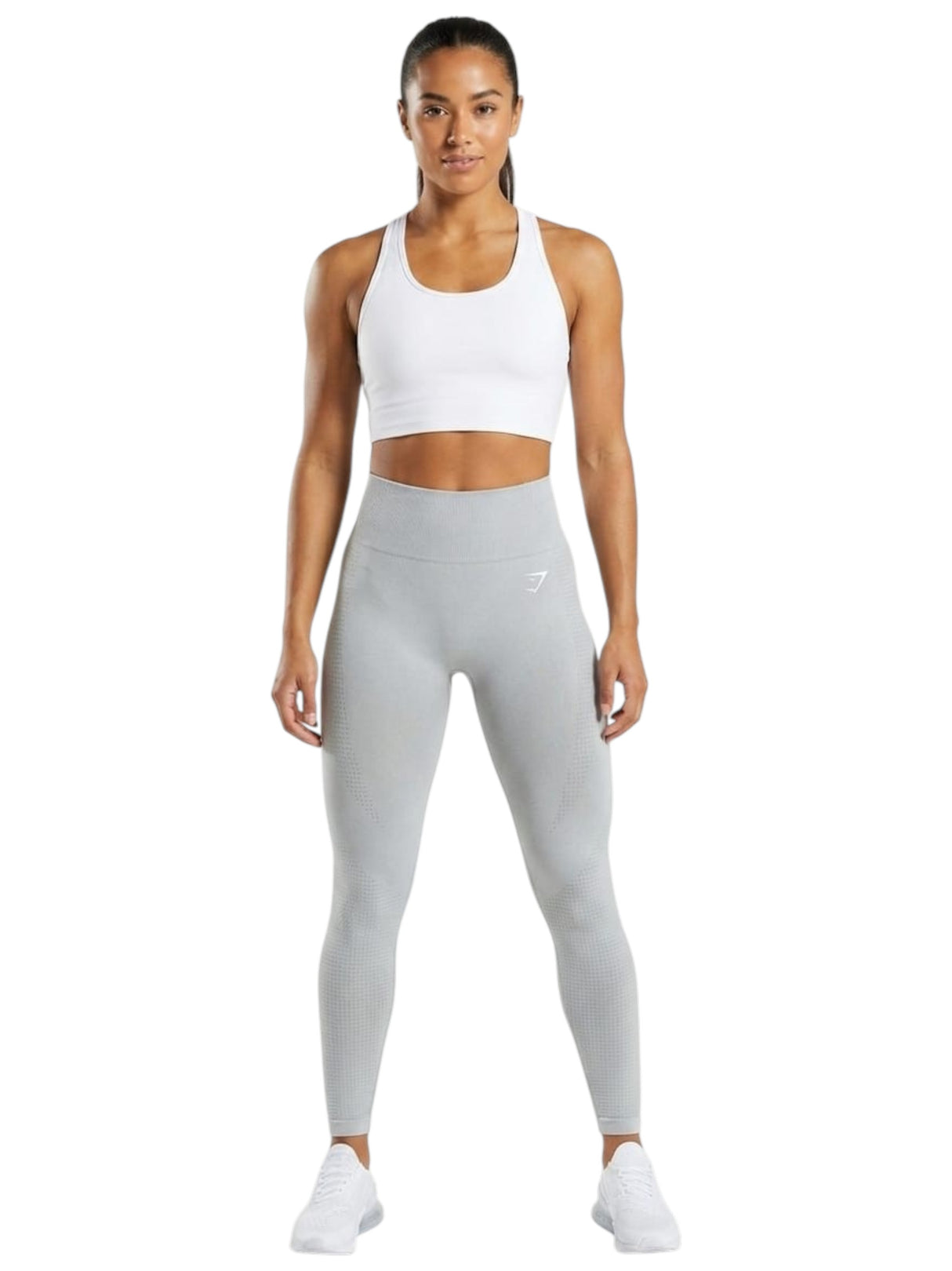 Image for Women's Plain Solid Legging,Light Grey