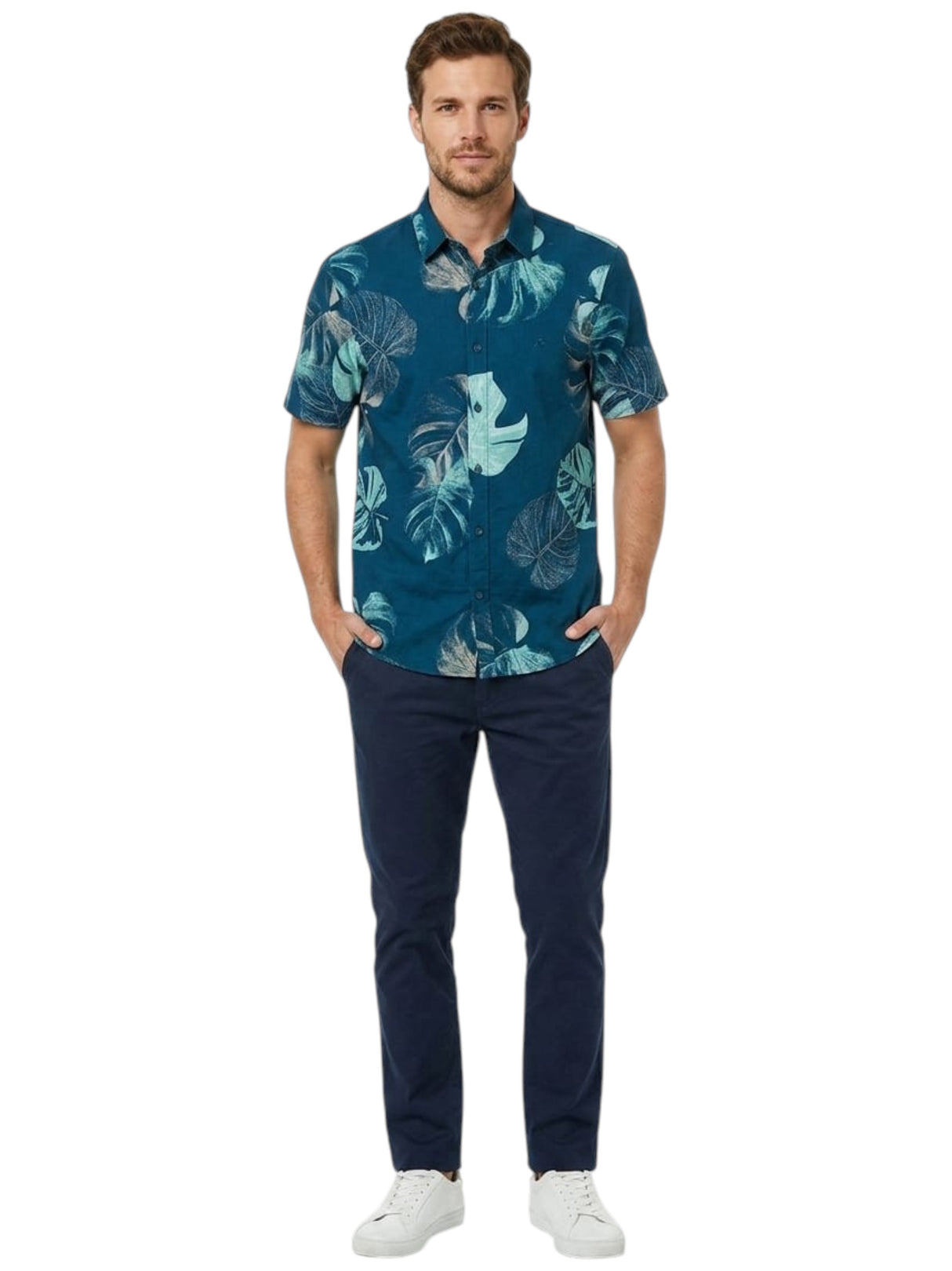 Image for Men's Printed Dress Shirt,Multi