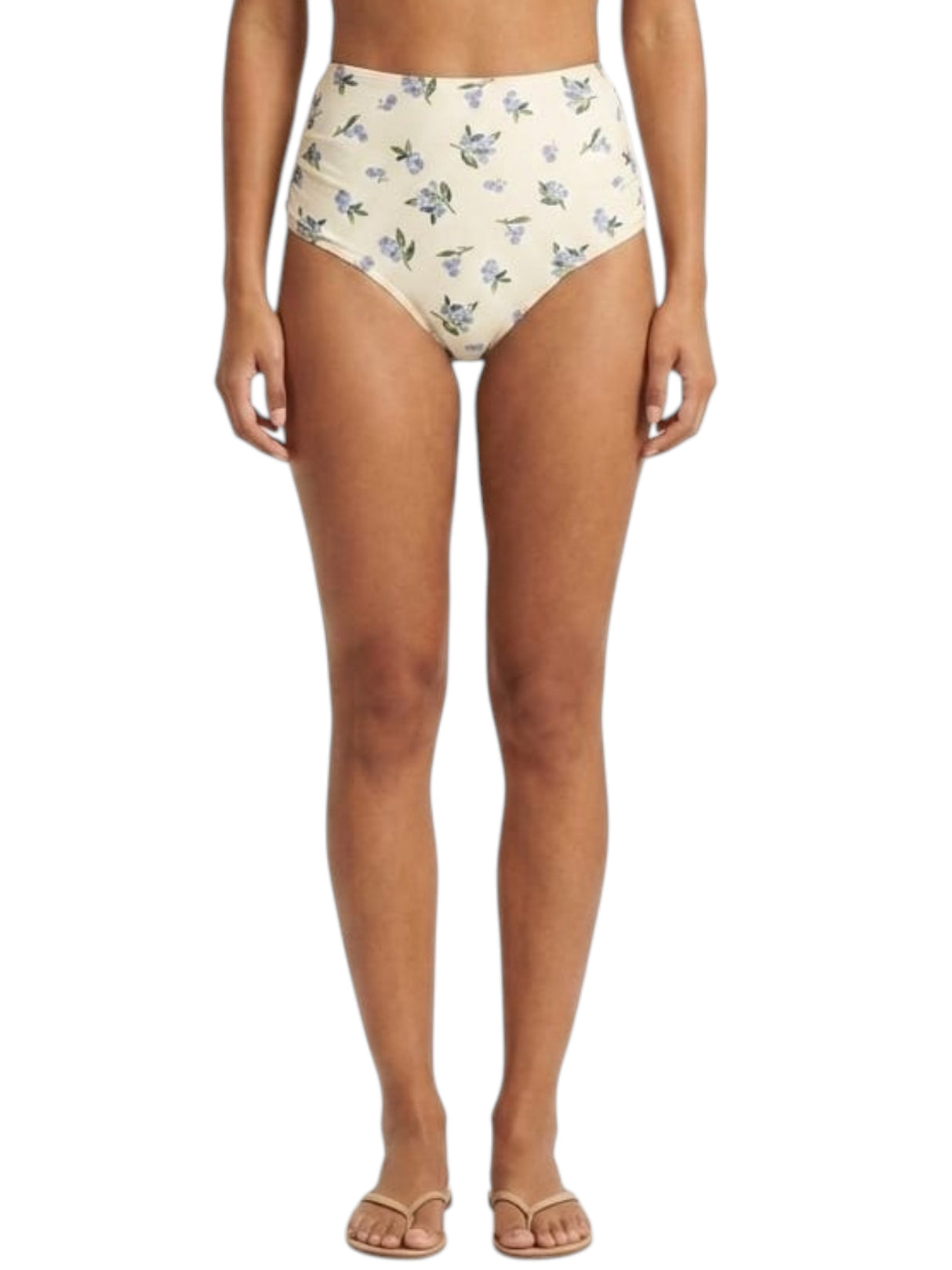 Image for Women's Printed Bikini Bottom,White