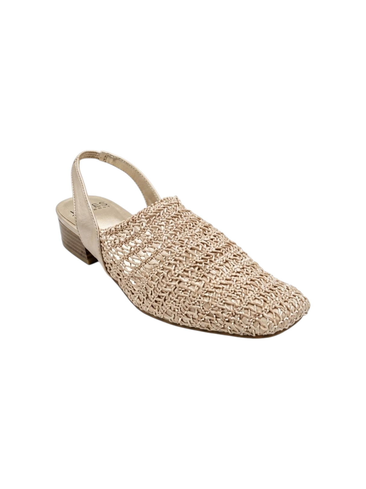 Image for Women's Textured Heeled Shoes,Beige