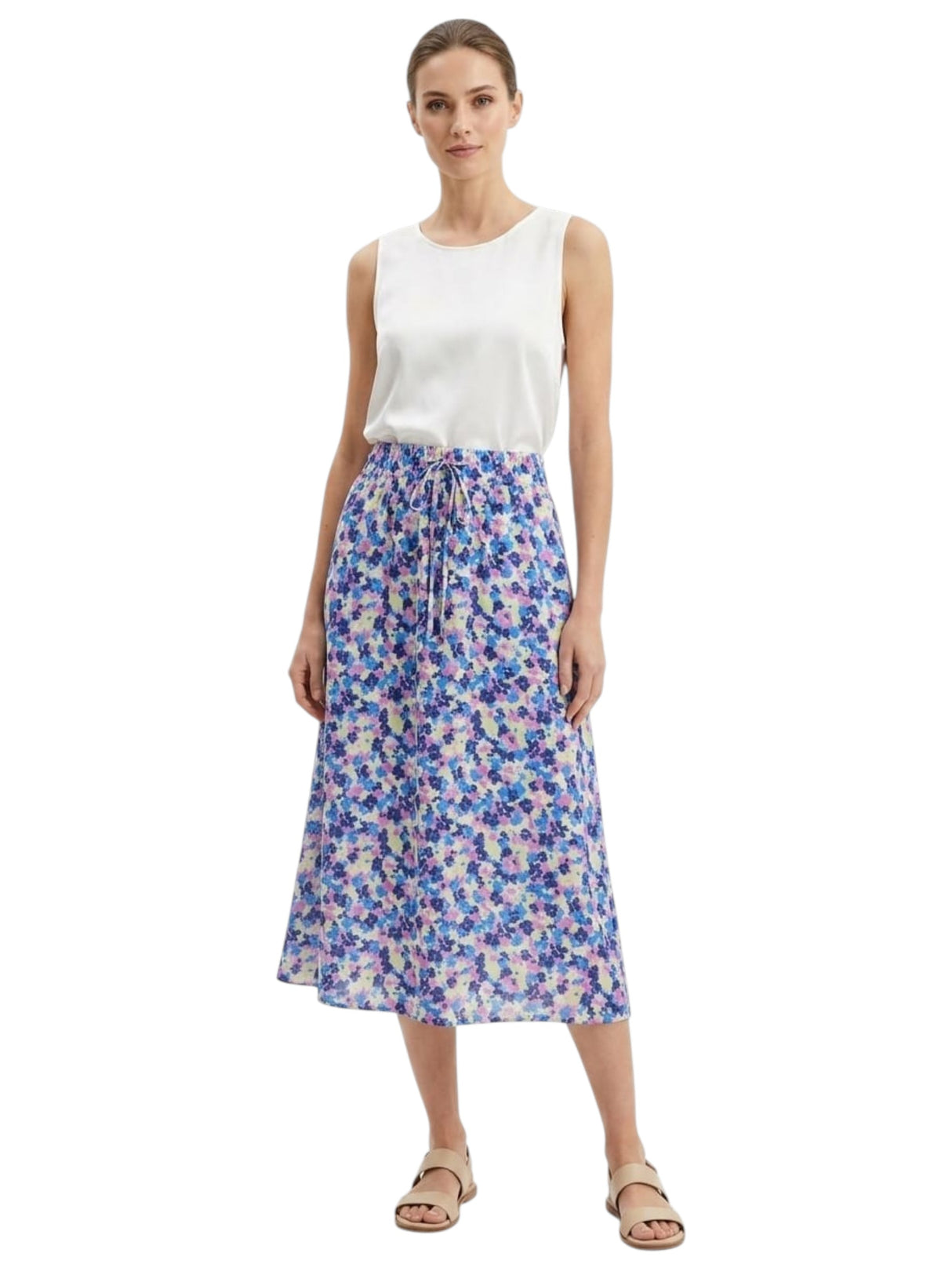 Image for Women's Printed Skirt,Multi