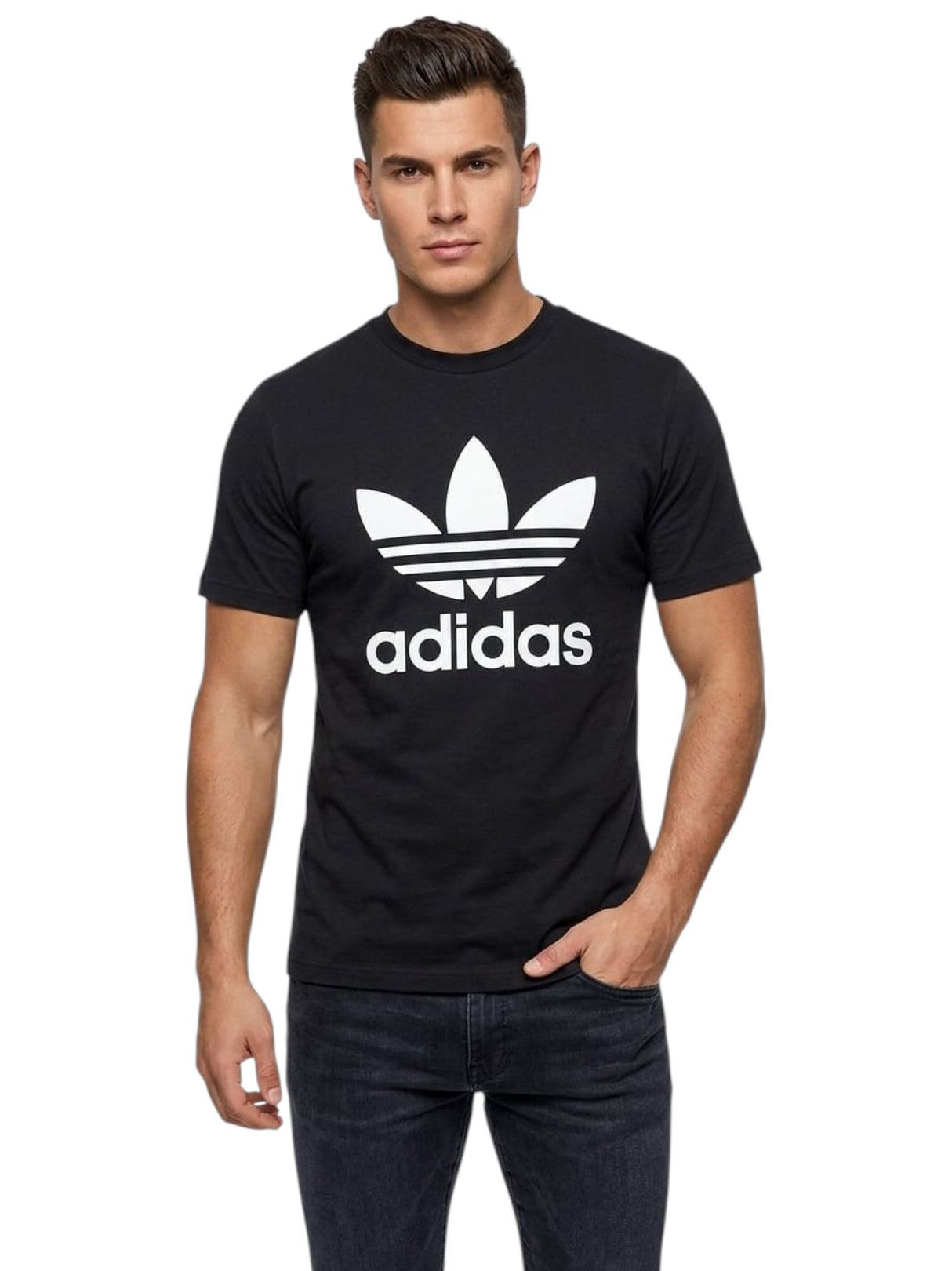 Image for Men's Logo Printed Top,Black