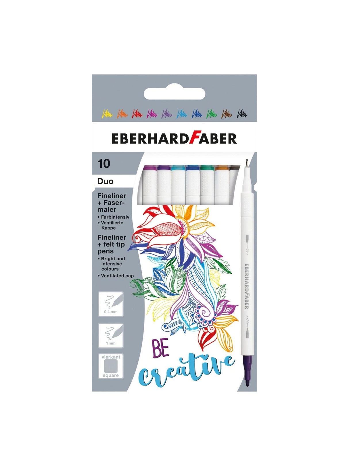 Image for Duo Fineliner & Fiber Pen