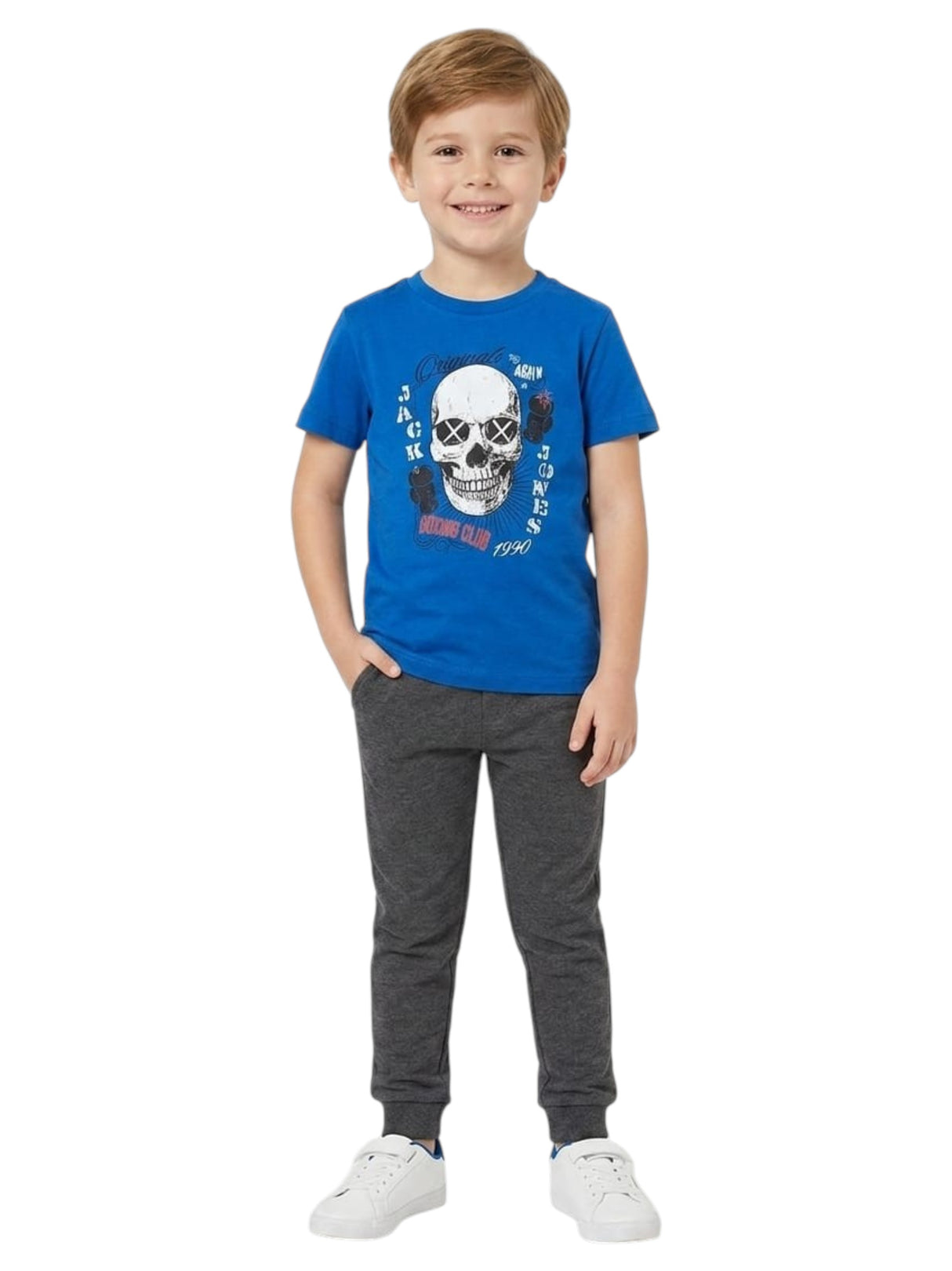 Image for Kids Boy's Printed Top,Indigo