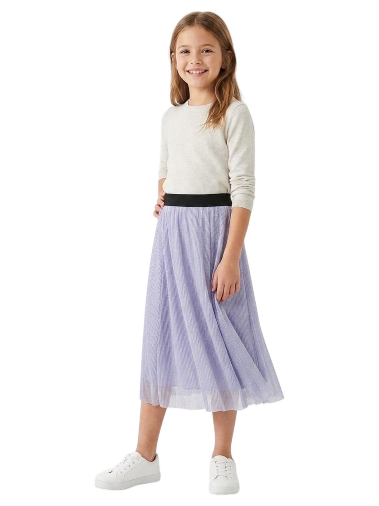 Image for Kids Girl's Ruffled Skirt,Purple
