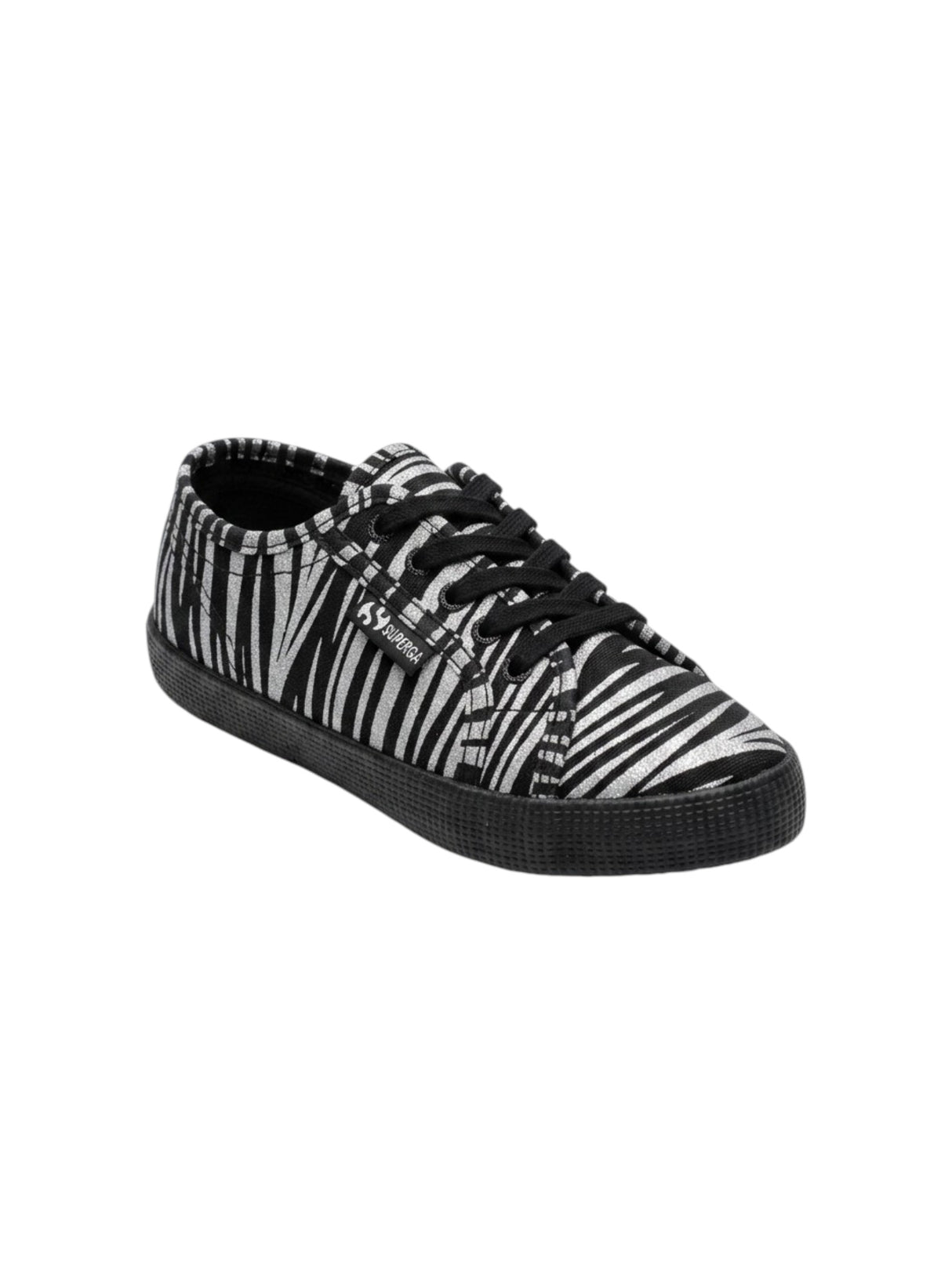 Image for Kids Girl's Textured Shoes,Black/Silver