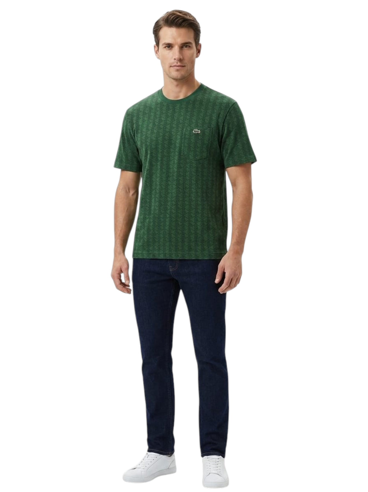 Image for Men's Printed Top,Green