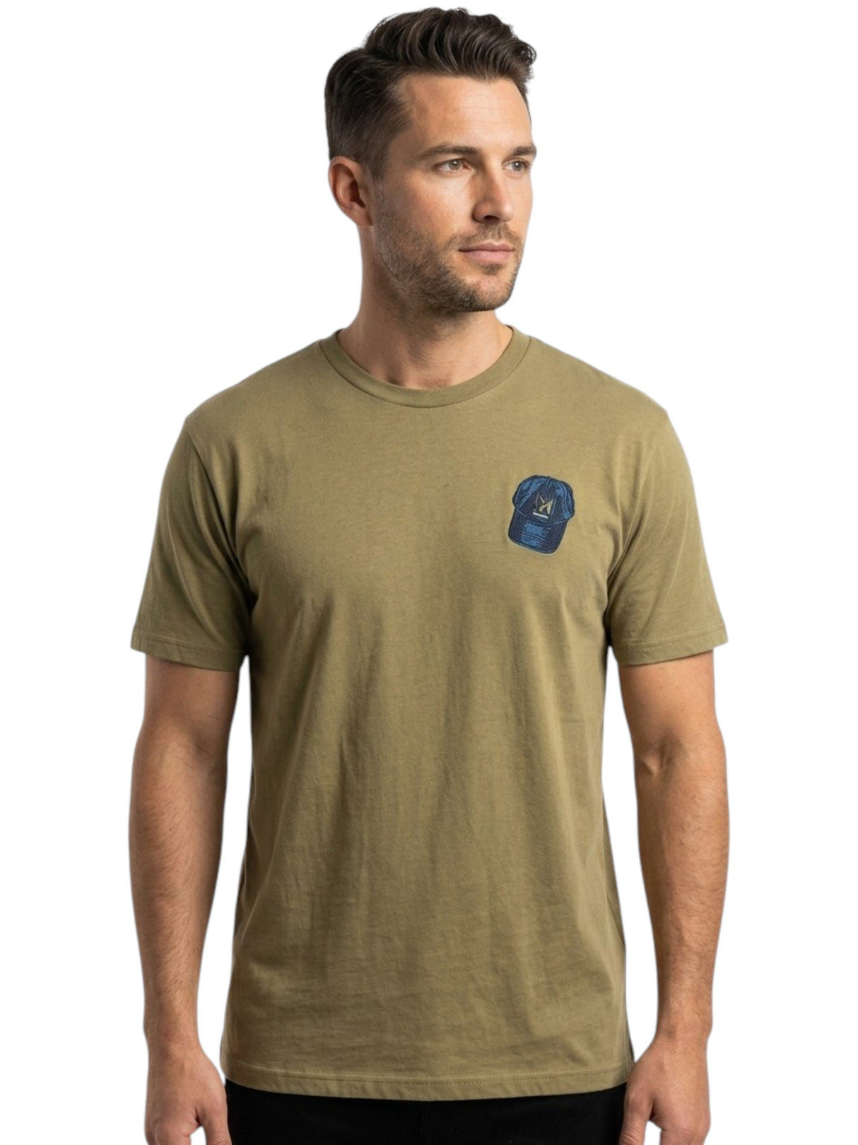 Image for Men's Plain Top,Olive