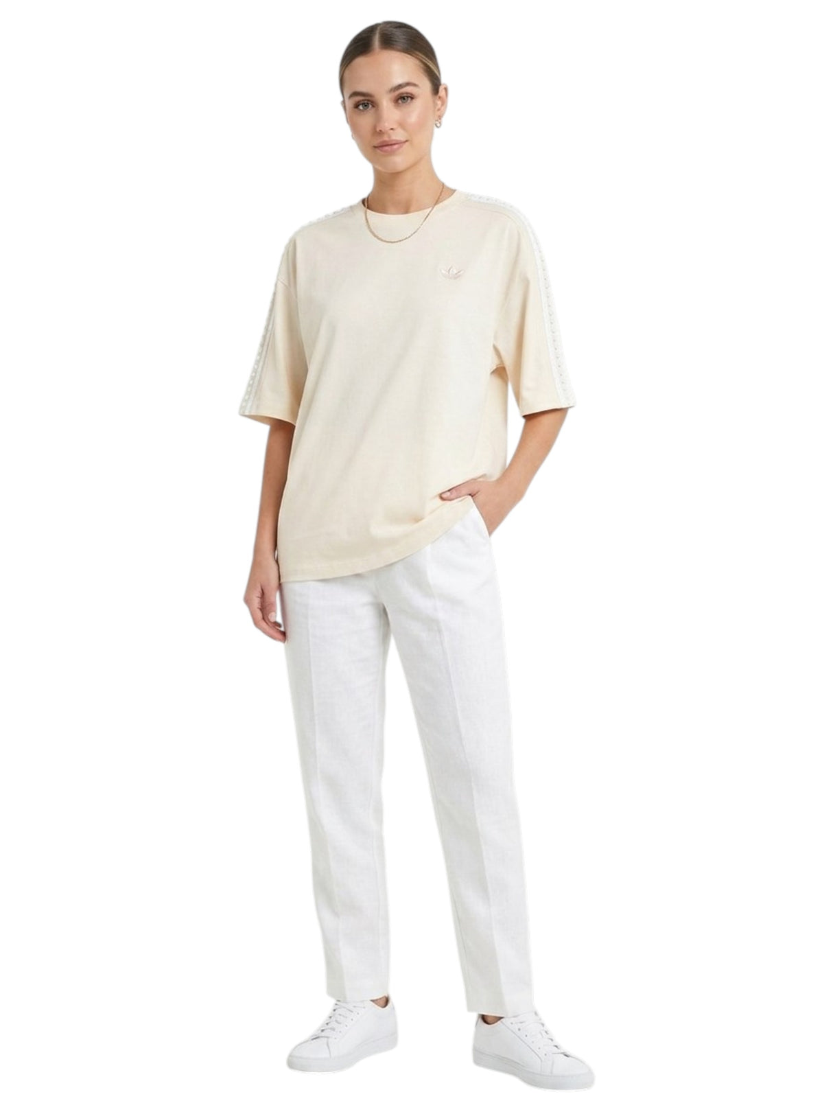 Image for Women's Plain Top,Light Beige