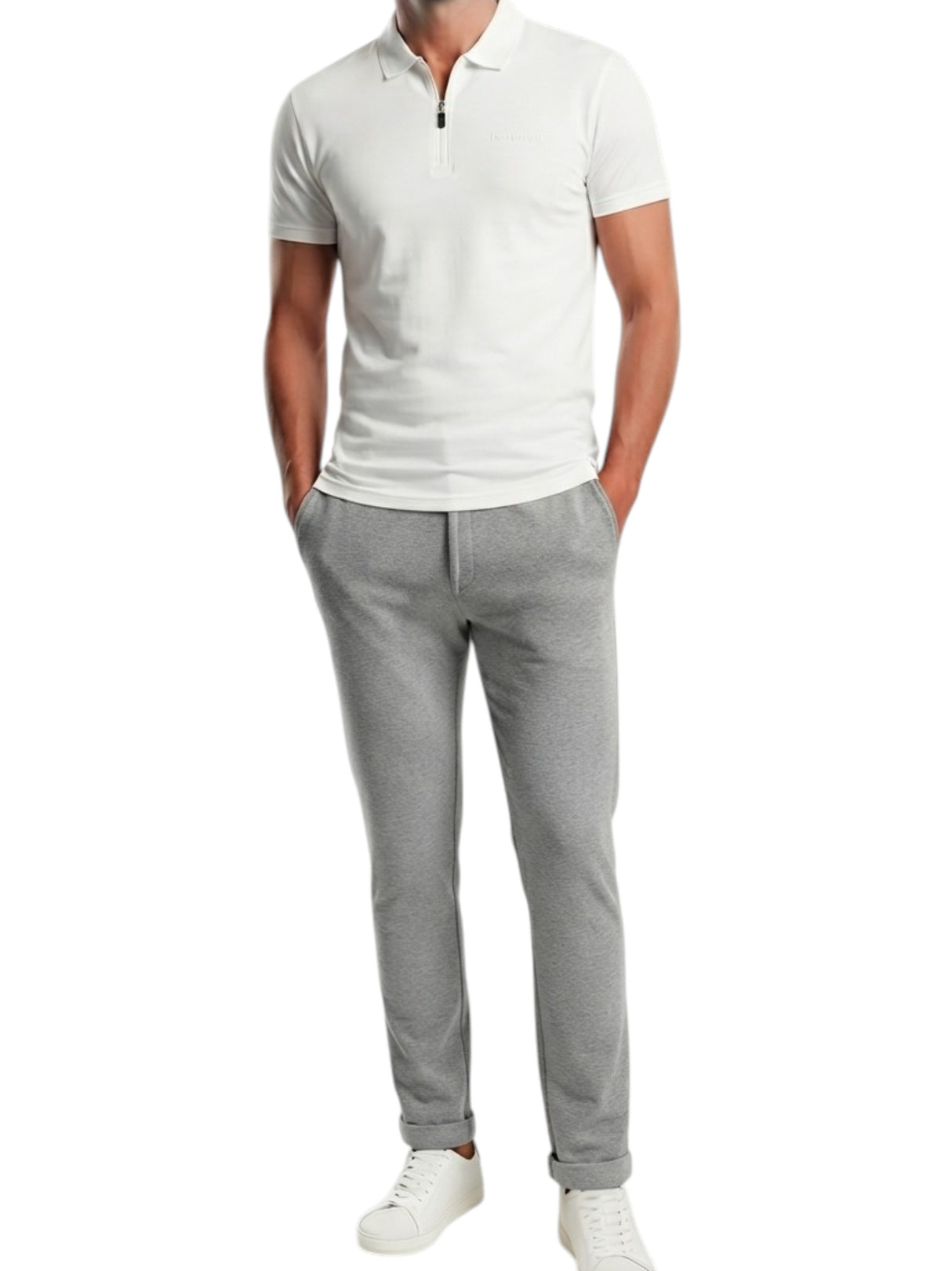 Image for Men's Plain Top,White