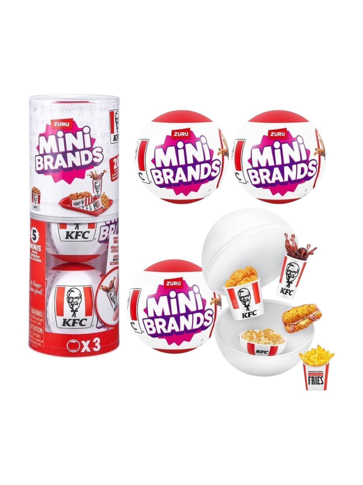 Image for Collectible Mystery Toy Capsules Kfc Set