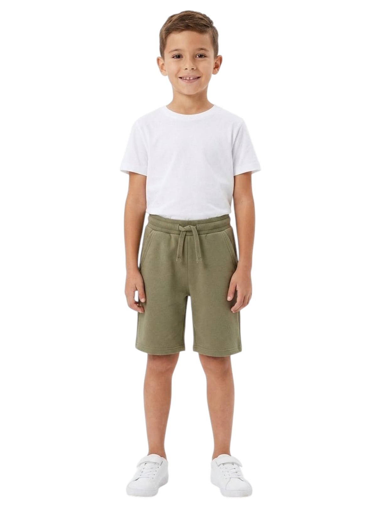 Image for kids Boy's Plain Short,Olive