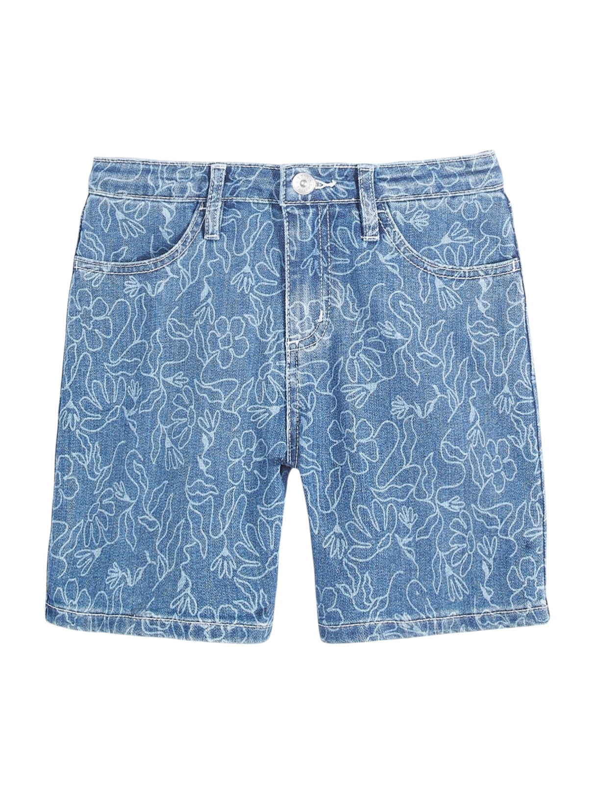 Image for Kids Girl's Printed Short,Blue