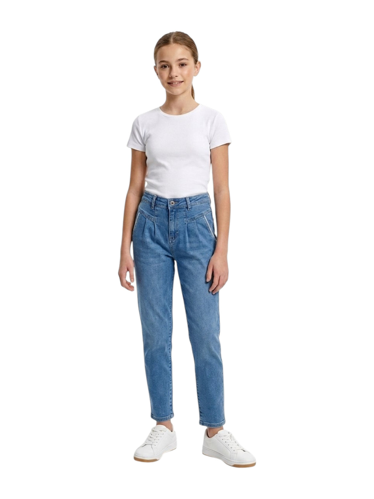 Image for Kids Girl's Plain Jeans ,Blue