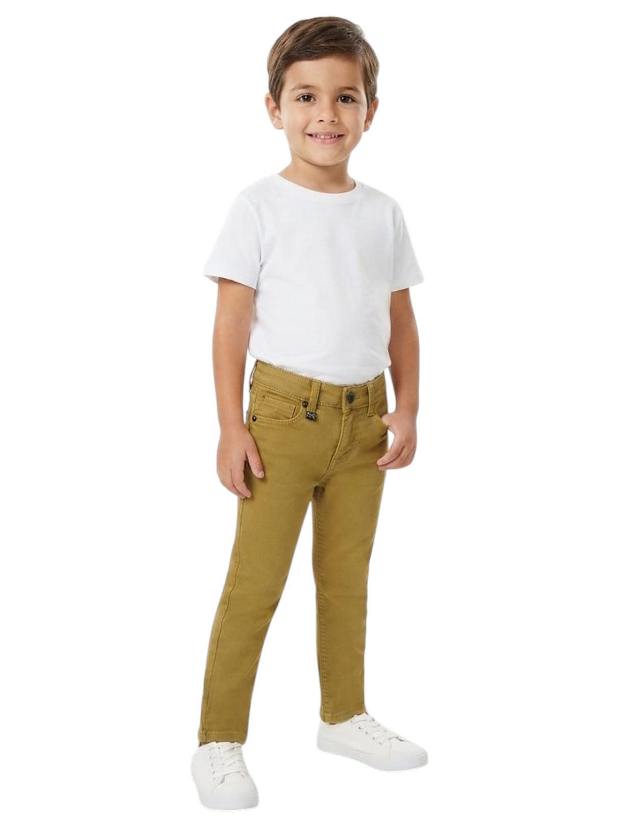 Image for Kids Boy's Plain Pants,Olive