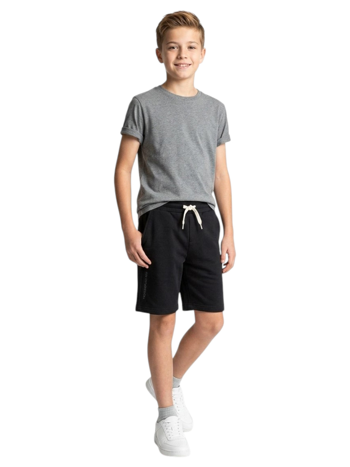 Image for Kids Boy's Plain Solid Short,Black
