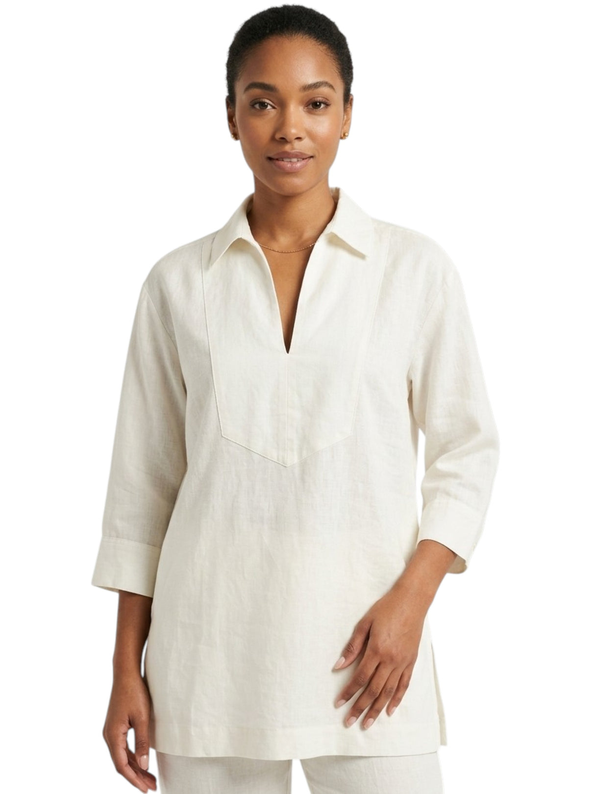 Image for Women's Plain Chemise,White